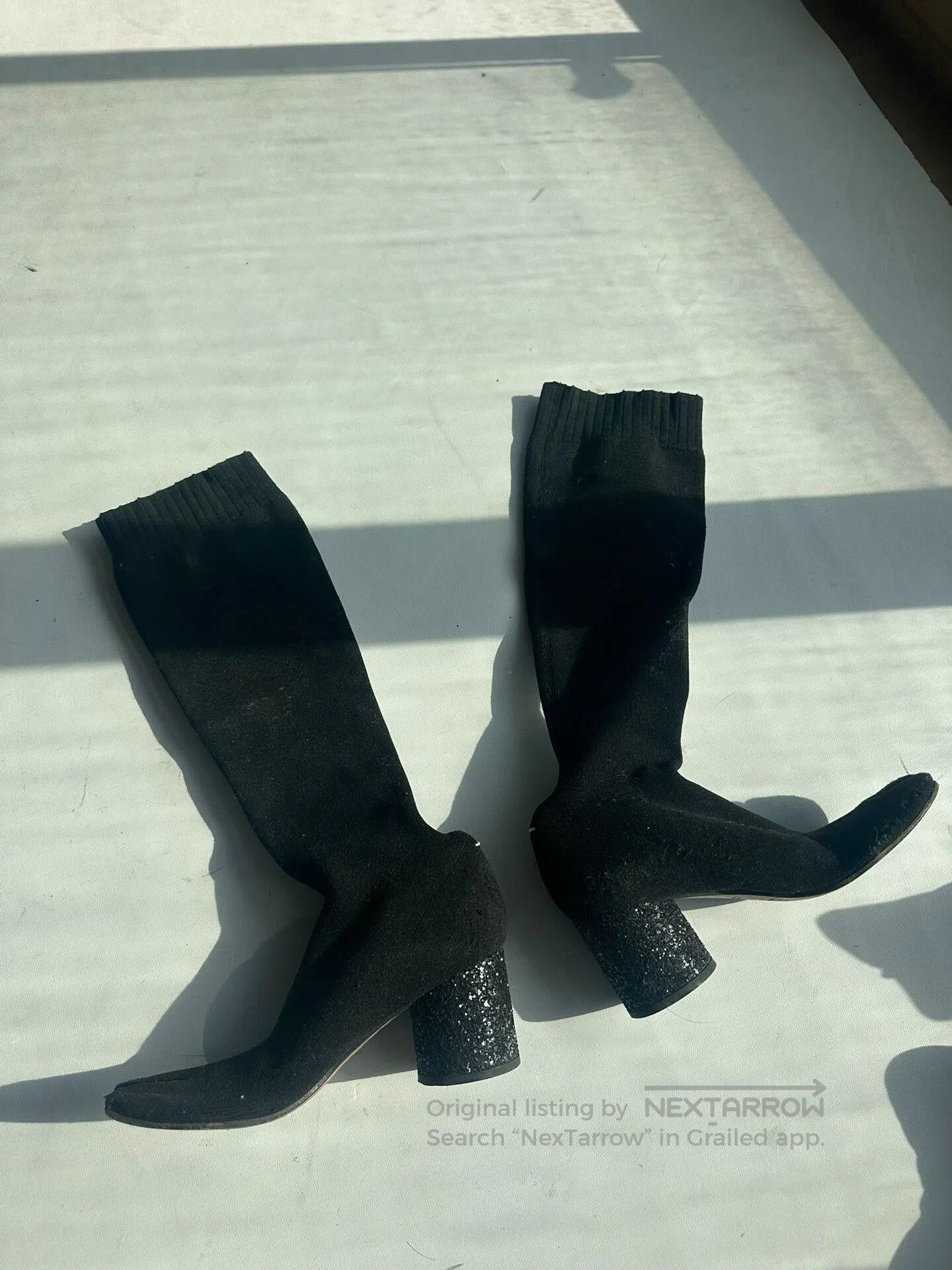 Maison Margiela Maison Margiela Tabi Knee-High Sock Boots. Size US 7 / IT 37 - 2 Thumbnail