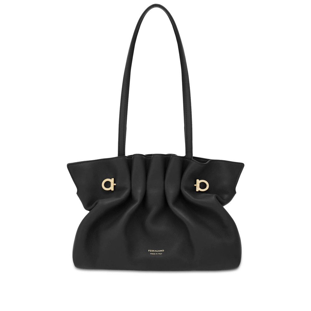 Salvatore Ferragamo Ferragamo BLACK Shoulder Bags Size ONE SIZE - 1 Thumbnail