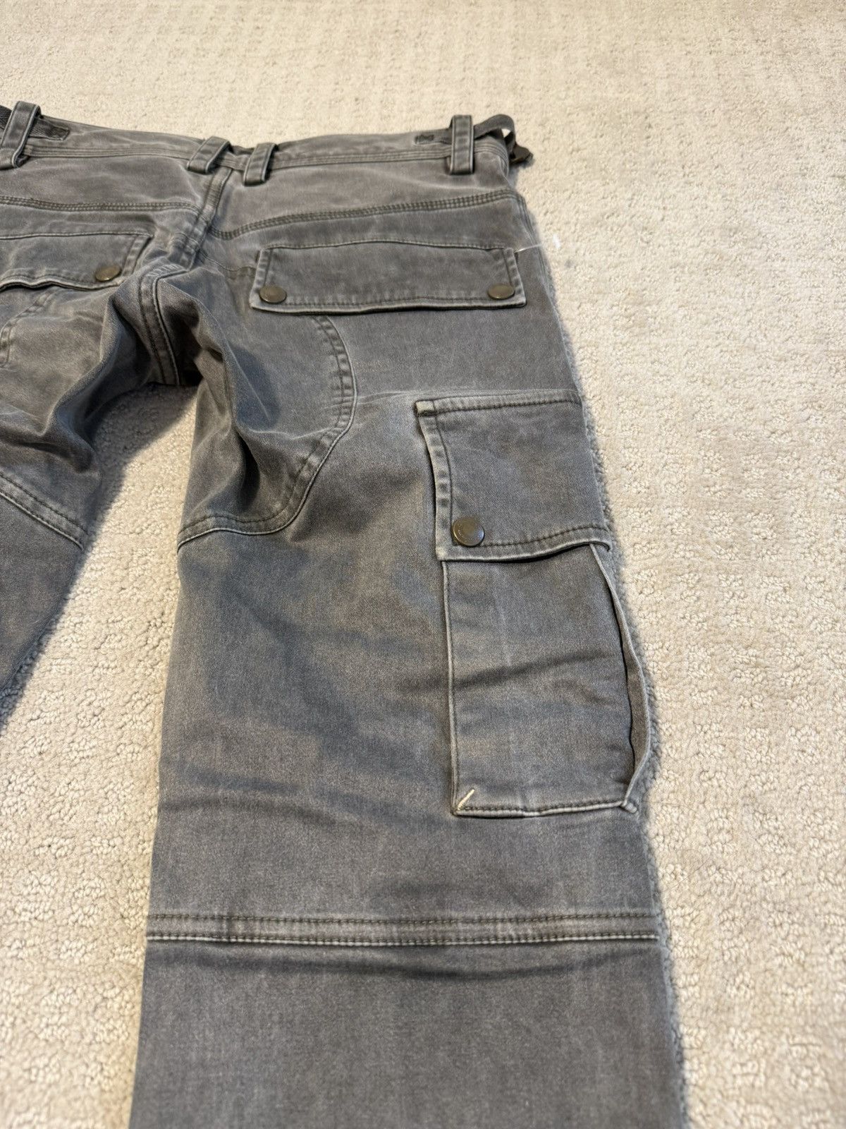 Tete Homme Issey Miyake x Tete Homme Cargo Biker Flare Jeans Size US 29 - 5 Thumbnail
