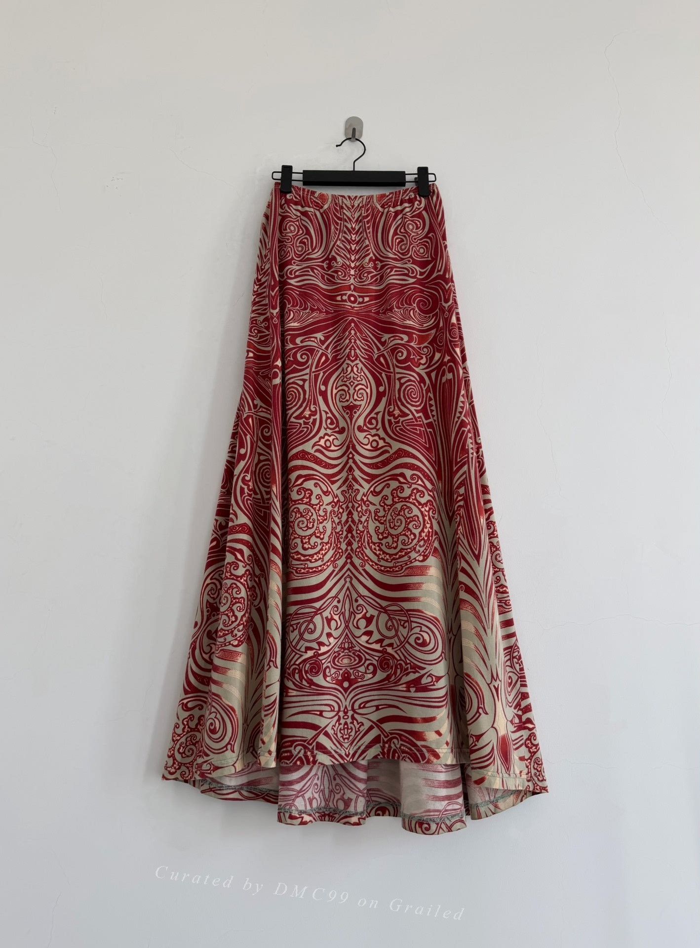 Jean Paul Gaultier Jean Paul Gaultier Vintage Totem Print Skirt Size 40" / US 18 - 1 Thumbnail