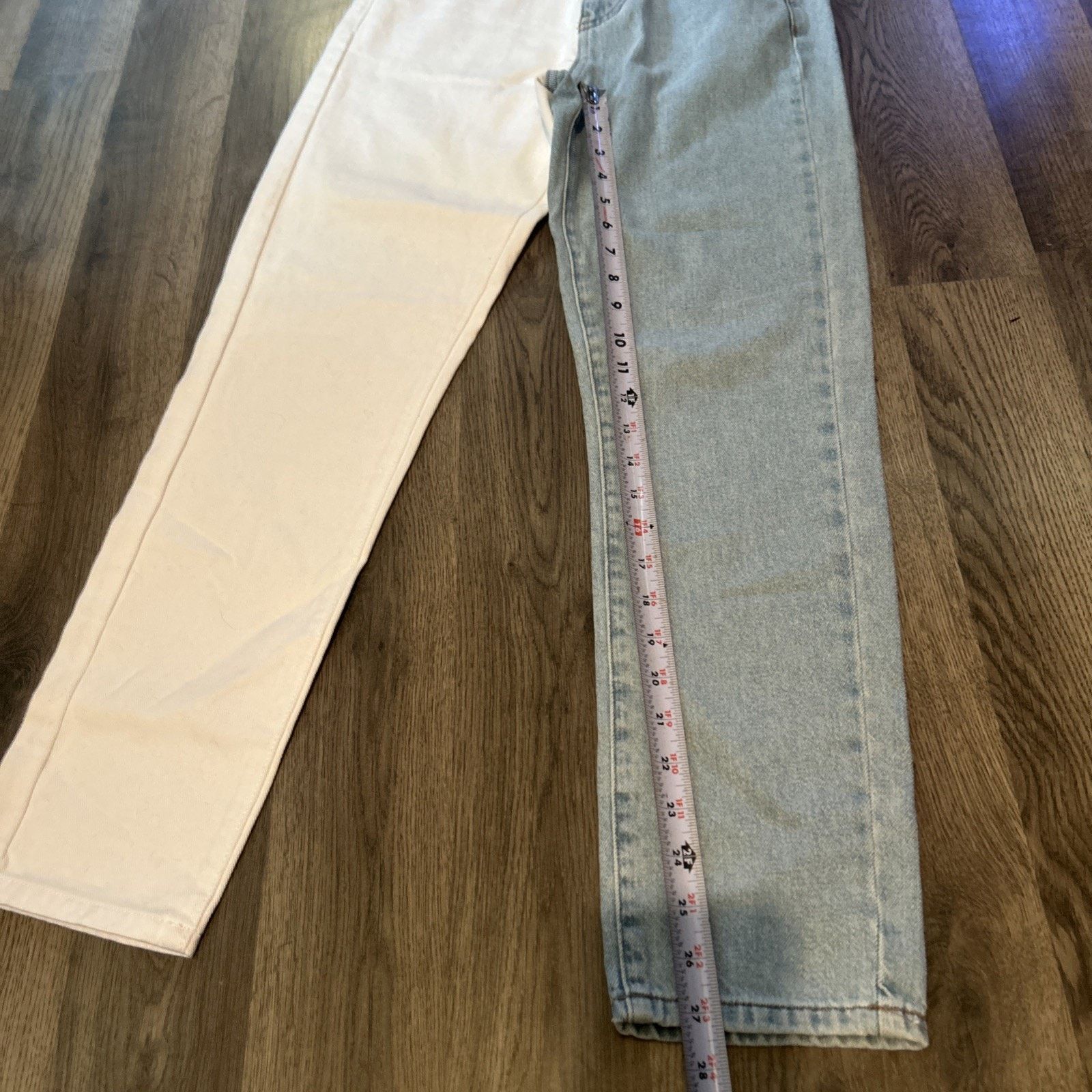 Other Adika Size Small Women’s Two Toned White & Denim Jeans New Size 26" / US 2 / IT 38 - 11 Thumbnail