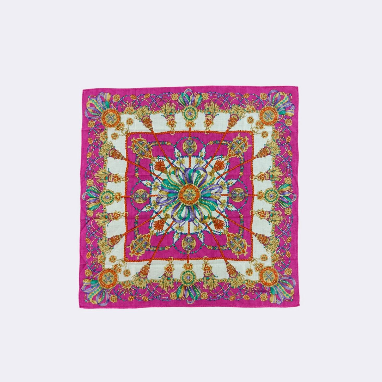 Trussardi Vintage Trussardi Handkerchief Neckerchief Bandana H016C Size ONE SIZE - 1 Thumbnail