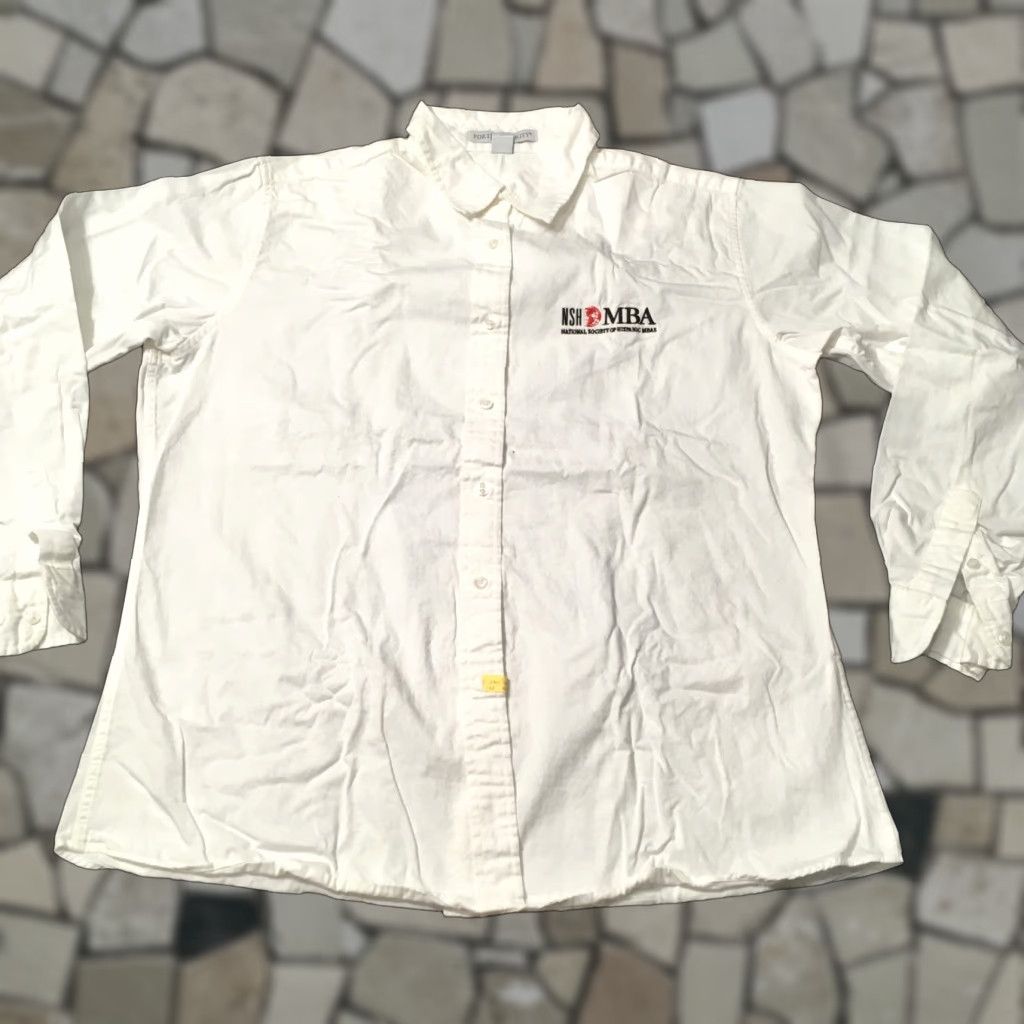 Port Authority Port Authority Dress Shirt Womens Long Sleeve Button-Down White Cotton Regular L Size Size L / US 10 / IT 46 - 1 Thumbnail