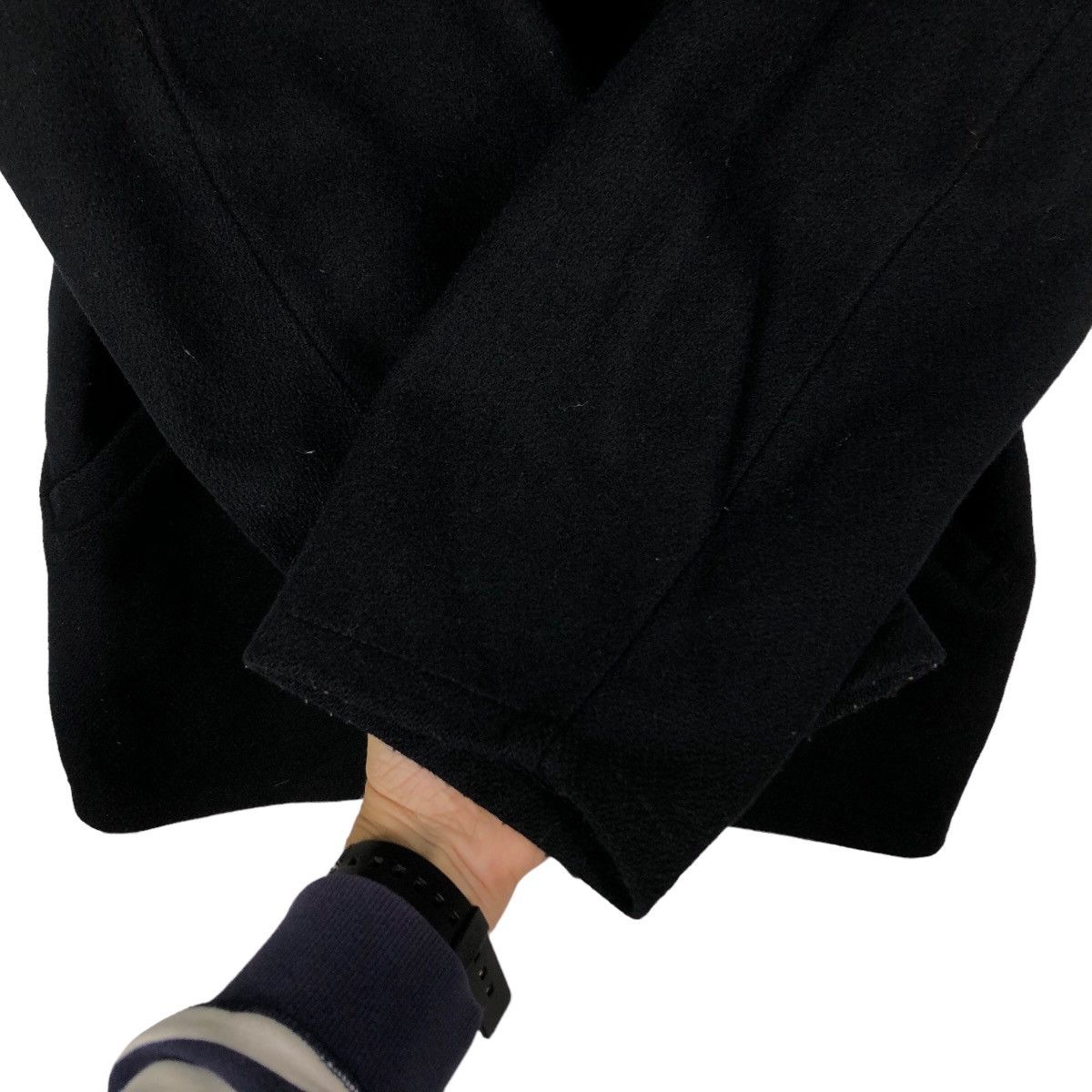 Vintage 🔥Iconic Black - 90’s Biker Wool Jacket Fidelity USA Size US L / EU 52-54 / 3 - 11 Thumbnail