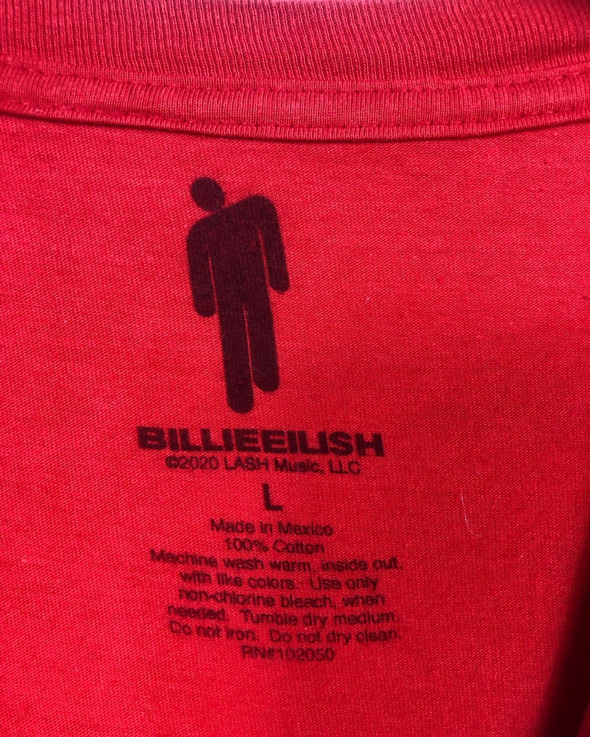 Band Tees × Billie Eilish Rare Billie Eilish OVP Tee Size US L / EU 52-54 / 3 - 8 Thumbnail