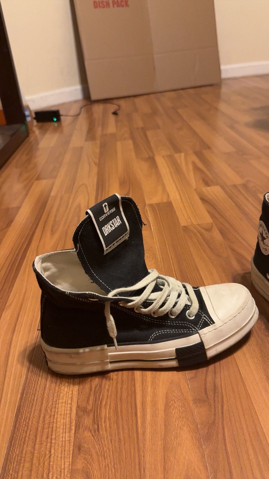 Converse × Rick Owens Drkshdw Rick Owen Coverse Collab Size US 6 / EU 39 - 2 Thumbnail