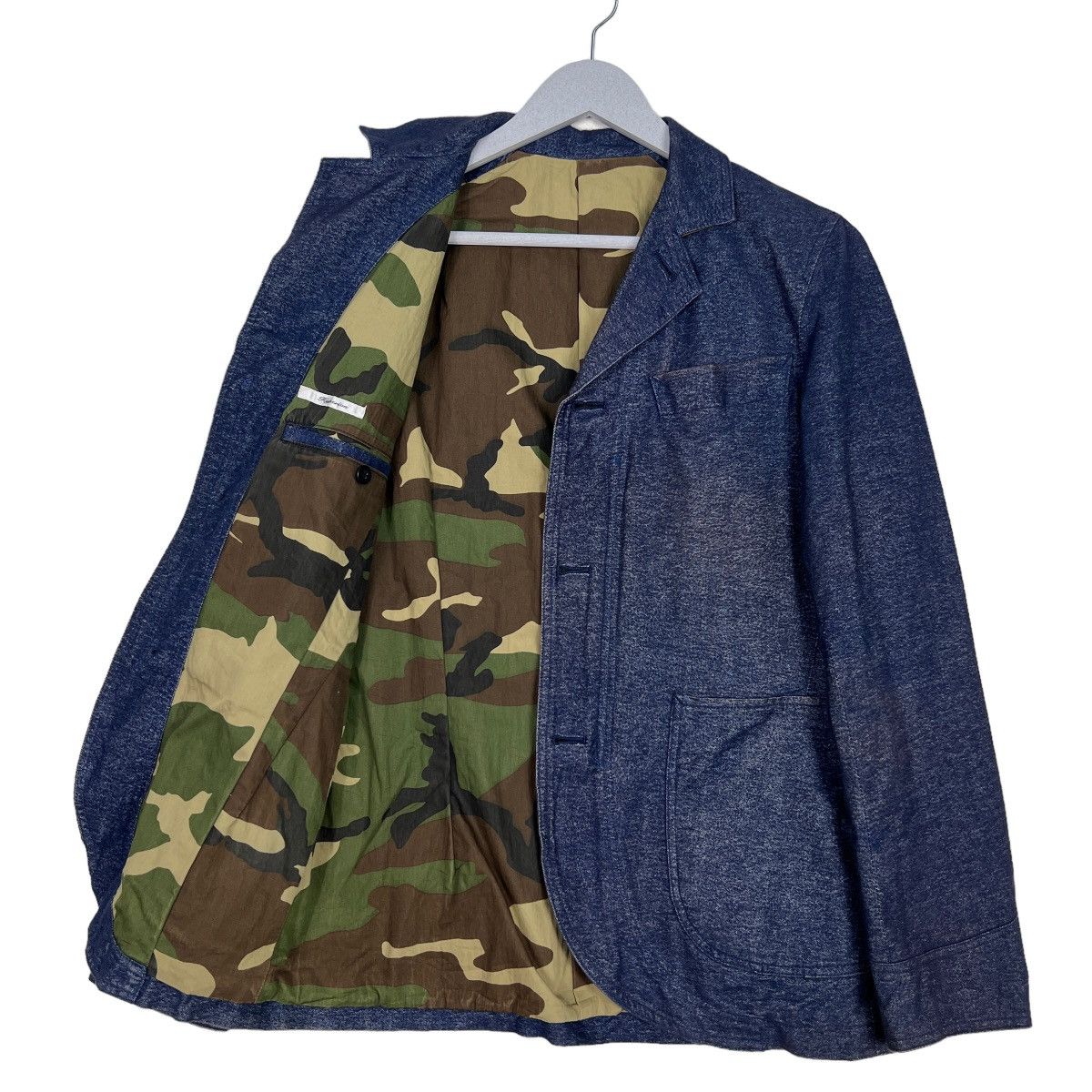 Indigo 🔥 HYPERION INDIGO BLUE CAMO LINING CHORE JACKET MADE MADE Size US S / EU 44-46 / 1 - 9 Thumbnail