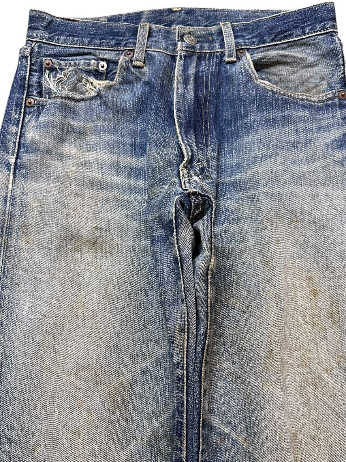 Levi's Vintage Clothing Vintage Levi’s 510 Faded Grunge Whiskers Denim Size US 28 / EU 44 - 2 Thumbnail