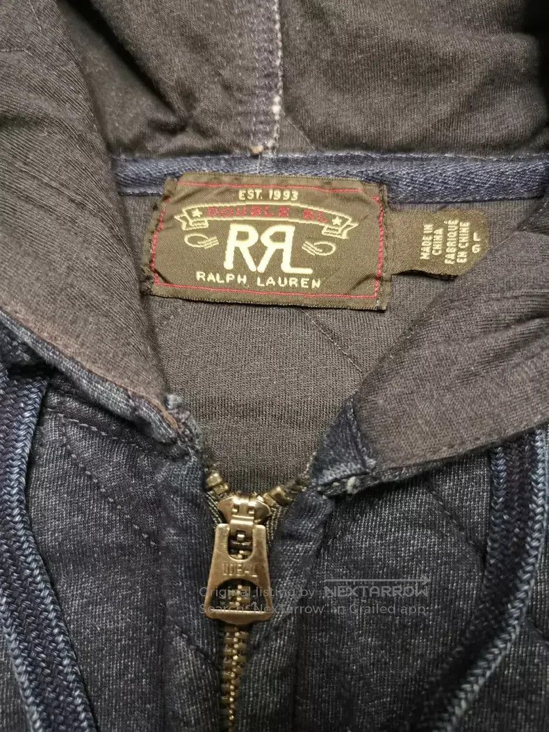 RRL Ralph Lauren RRL Ralph Lauren Sweatshirt with cotton and blue dye Size US L / EU 52-54 / 3 - 2 Thumbnail