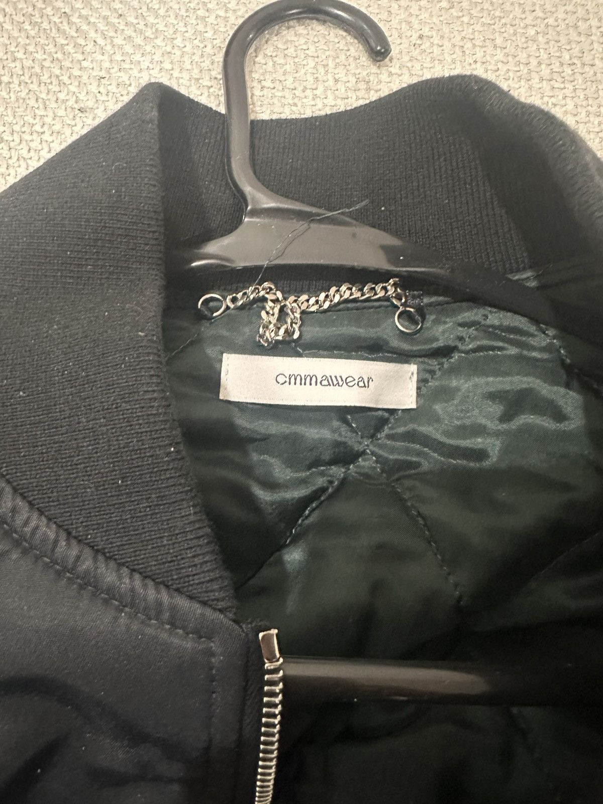 CMMAWEAR CMMAWEAR Black C Round Bomber Jacket Size US S / EU 44-46 / 1 - 7 Thumbnail