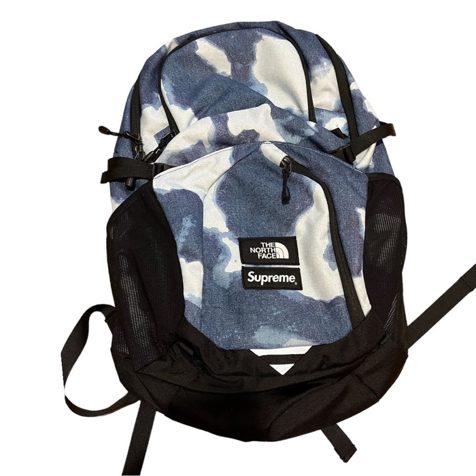 image of Supreme X North Face Blue Backpack, Men's
