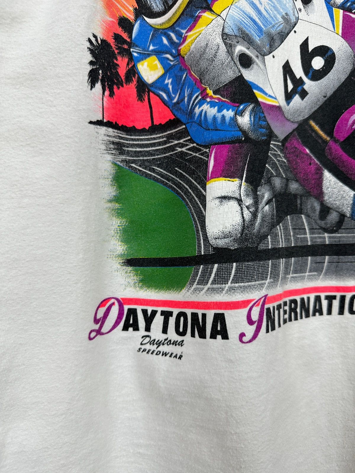 Vintage 1995 Vintage Daytona 200 Moto Single Stitch T-Shirt Size US XL / EU 56 / 4 - 10 Thumbnail