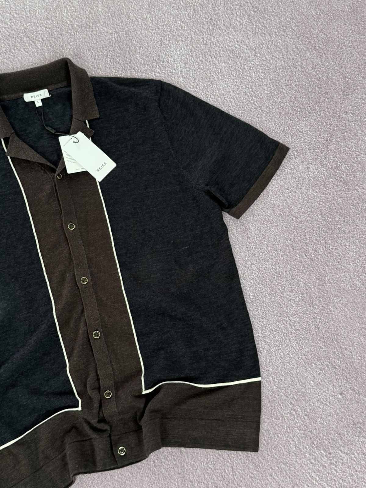 Reiss Reiss Old Money Vibe Glamour Luxury Polo Shirt Size US L / EU 52-54 / 3 - 5 Thumbnail