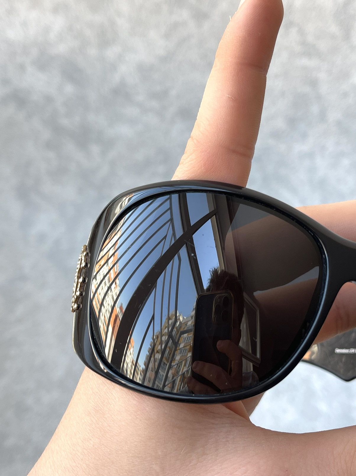 Roberto Cavalli Roberto Cavalli Demodoco 224S Sunglasses Y2K Swarovski Logo Size ONE SIZE - 16 Thumbnail