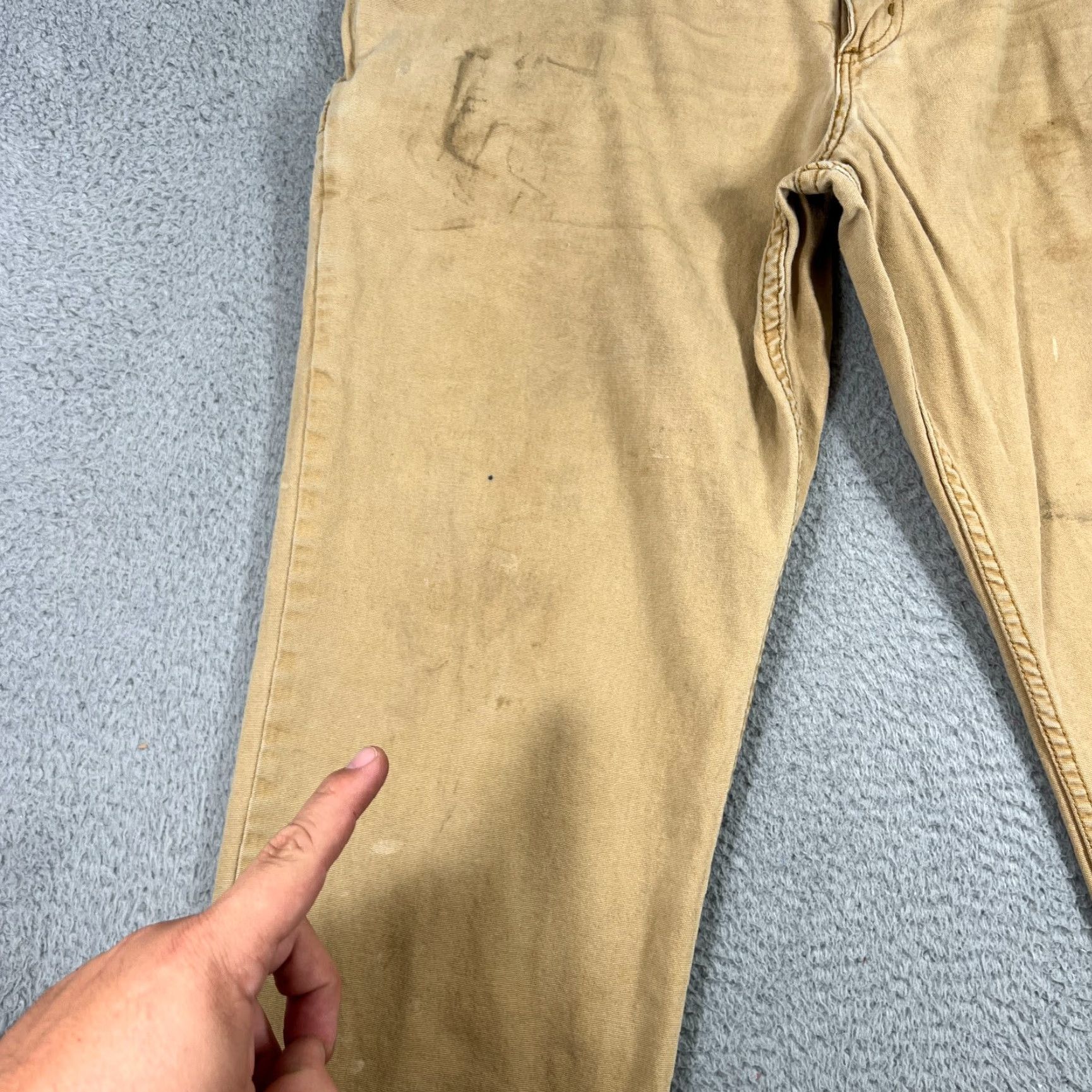 Carhartt Vintage Carhartt Men’s Pants 38x30 Tan Relaxed Fit Workwear Khakis Men's Clothing Size US 38 / EU 54 - 3 Thumbnail