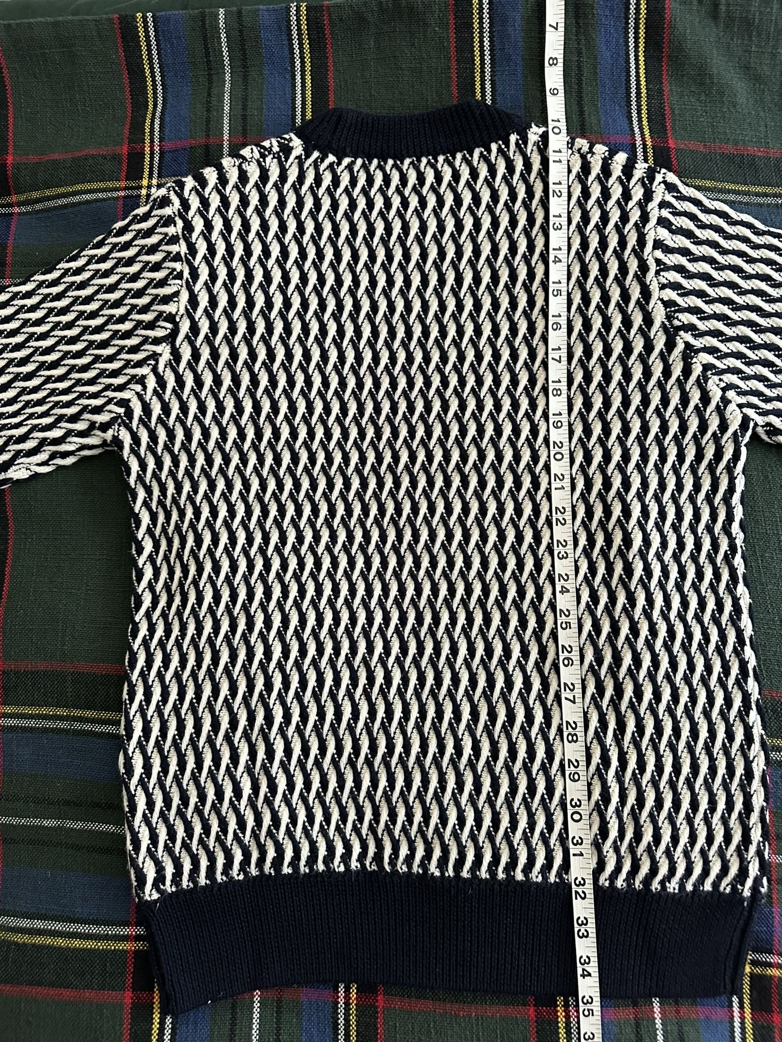 Sandro two-tone cable-knit sweater Size US S / EU 44-46 / 1 - 15 Thumbnail