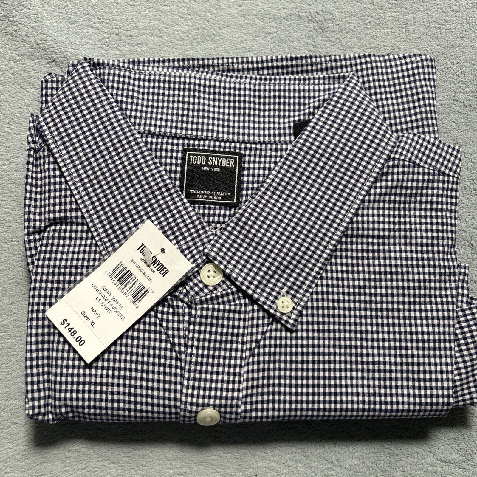 Todd Snyder Todd Snyder Button Up Shirt Mens XL Gingham Long sleeve Size US XL / EU 56 / 4 - 14 Thumbnail