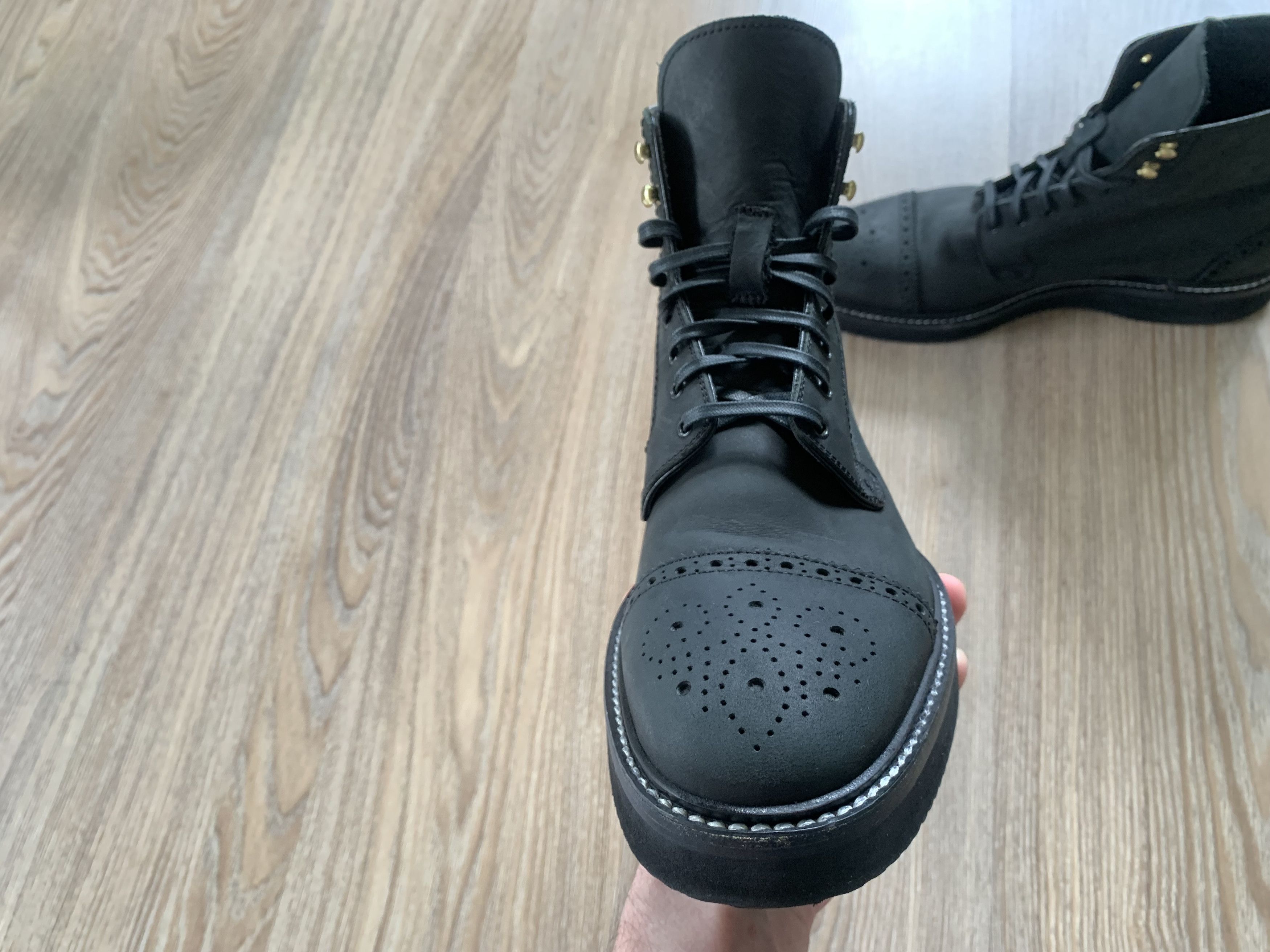 Alexander McQueen Rare Archival Alexander McQueen Black Leather Boots Size US 9 / EU 42 - 7 Thumbnail