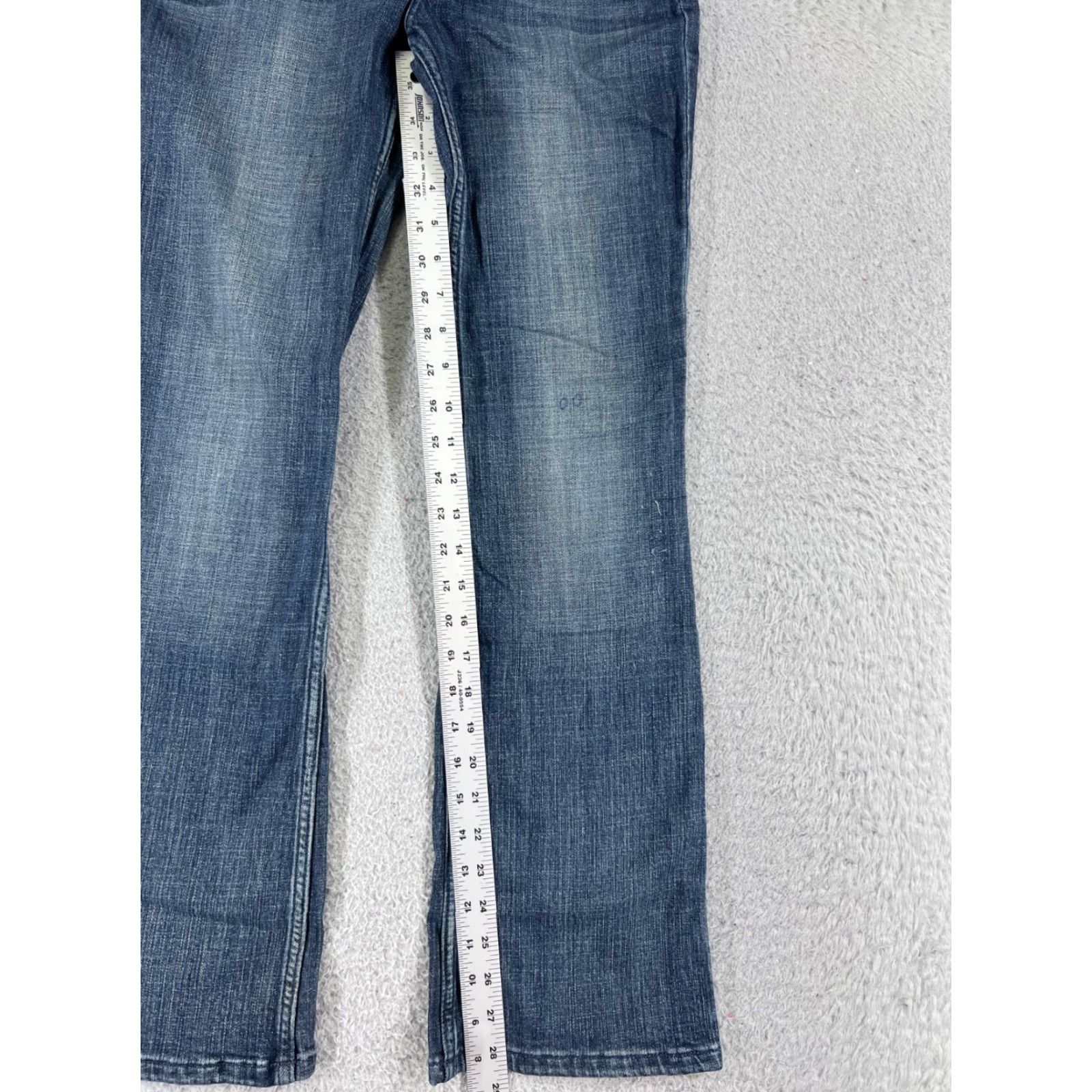 Wrangler VINTAGE Wrangler Jeans Juniors 14 Blue Denim Bootcut Mid Rise 25x28 Dark Wash Slimming Classic Womens Size 36" / US 14 / IT 50 - 7 Thumbnail