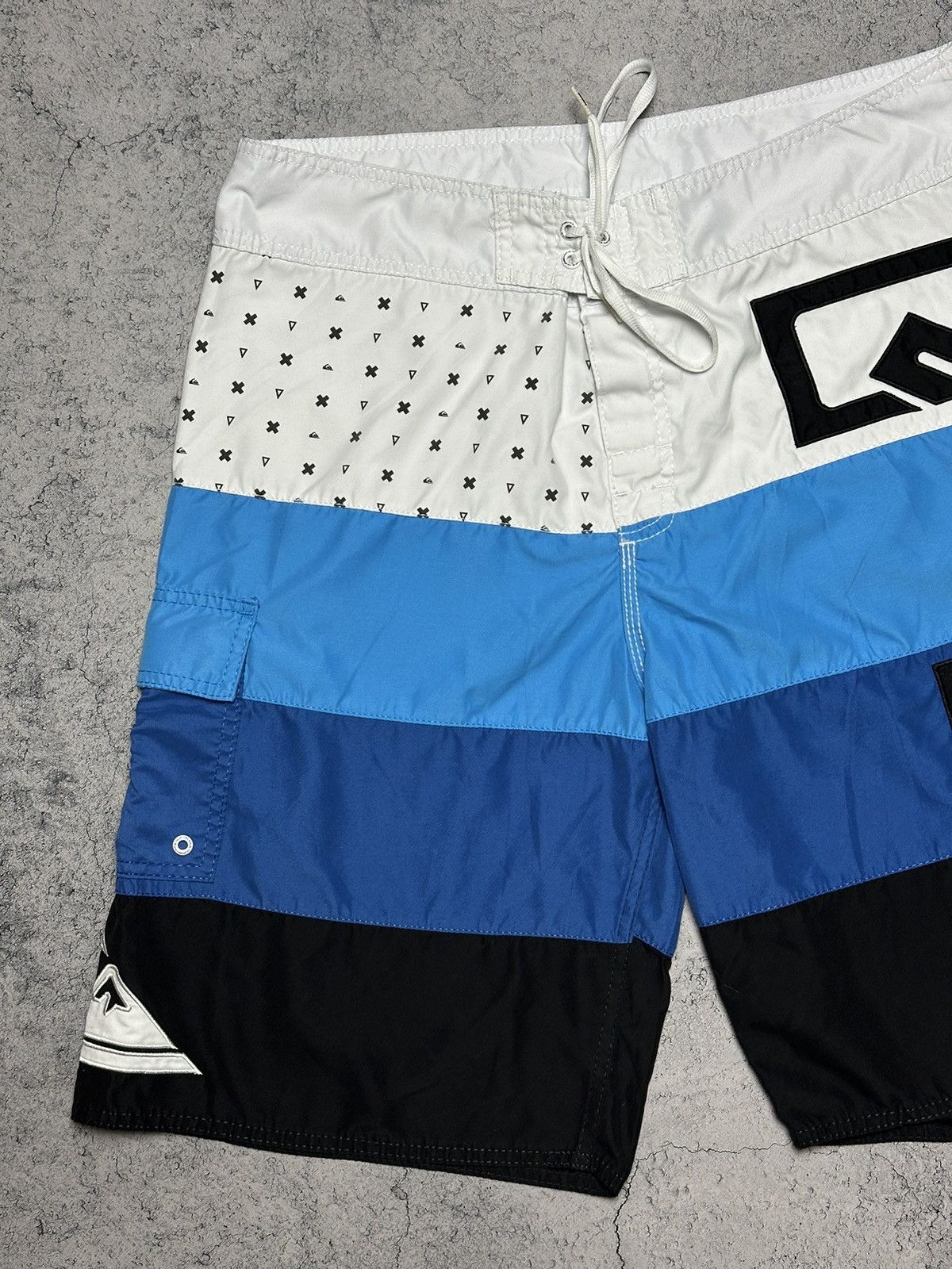 Quiksilver Vintage Quiksilver Big Logo Y2K Surf Shorts 36 Size US 36 / EU 52 - 2 Thumbnail