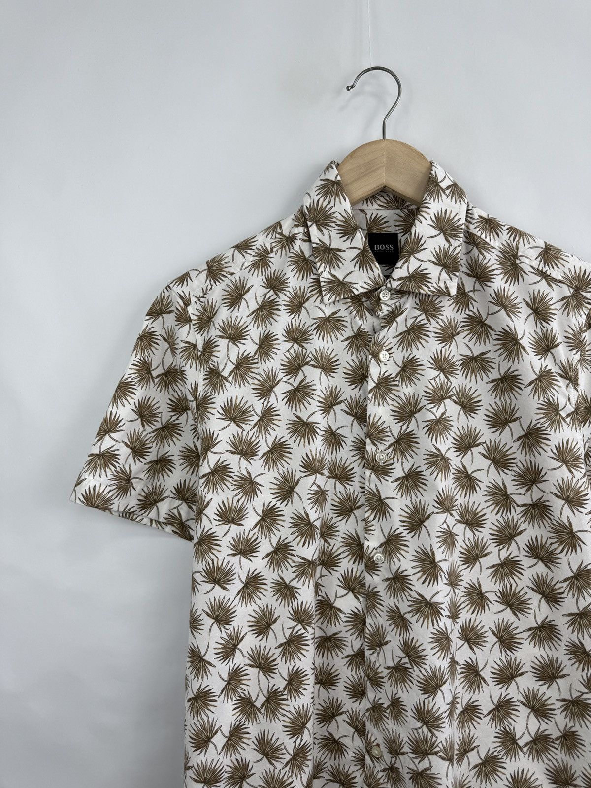 Hugo Boss Hugo Boss Rash Button Shirt Regular Fit Rare Retro Hype Y2K Size US M / EU 48-50 / 2 - 4 Thumbnail