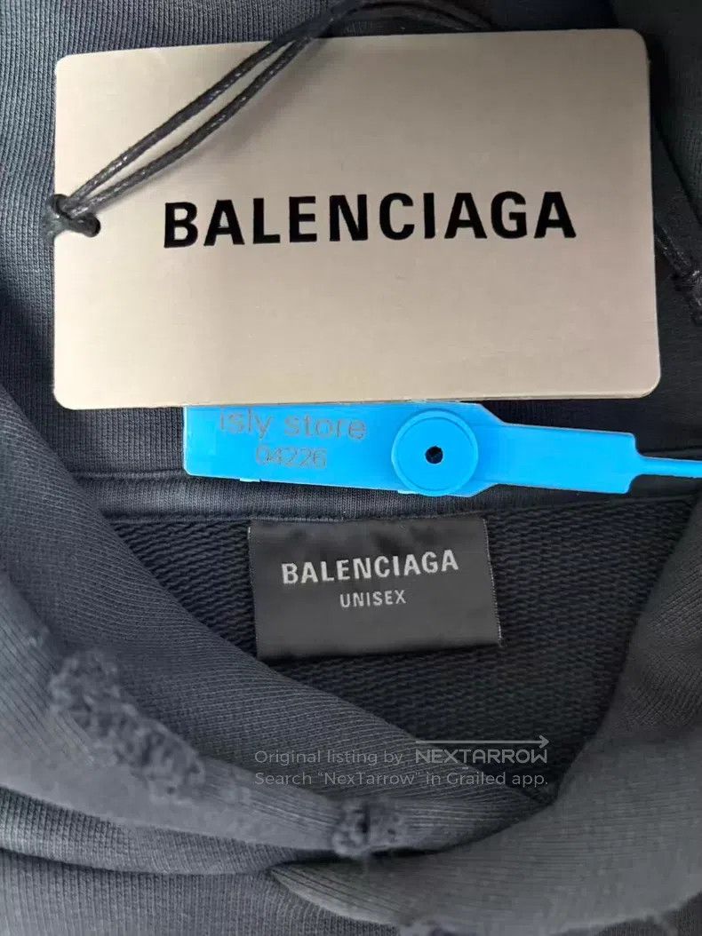 Balenciaga Balenciaga Crew Neck Logo Long Sleeve Hoodie Size US M / EU 48-50 / 2 - 5 Thumbnail