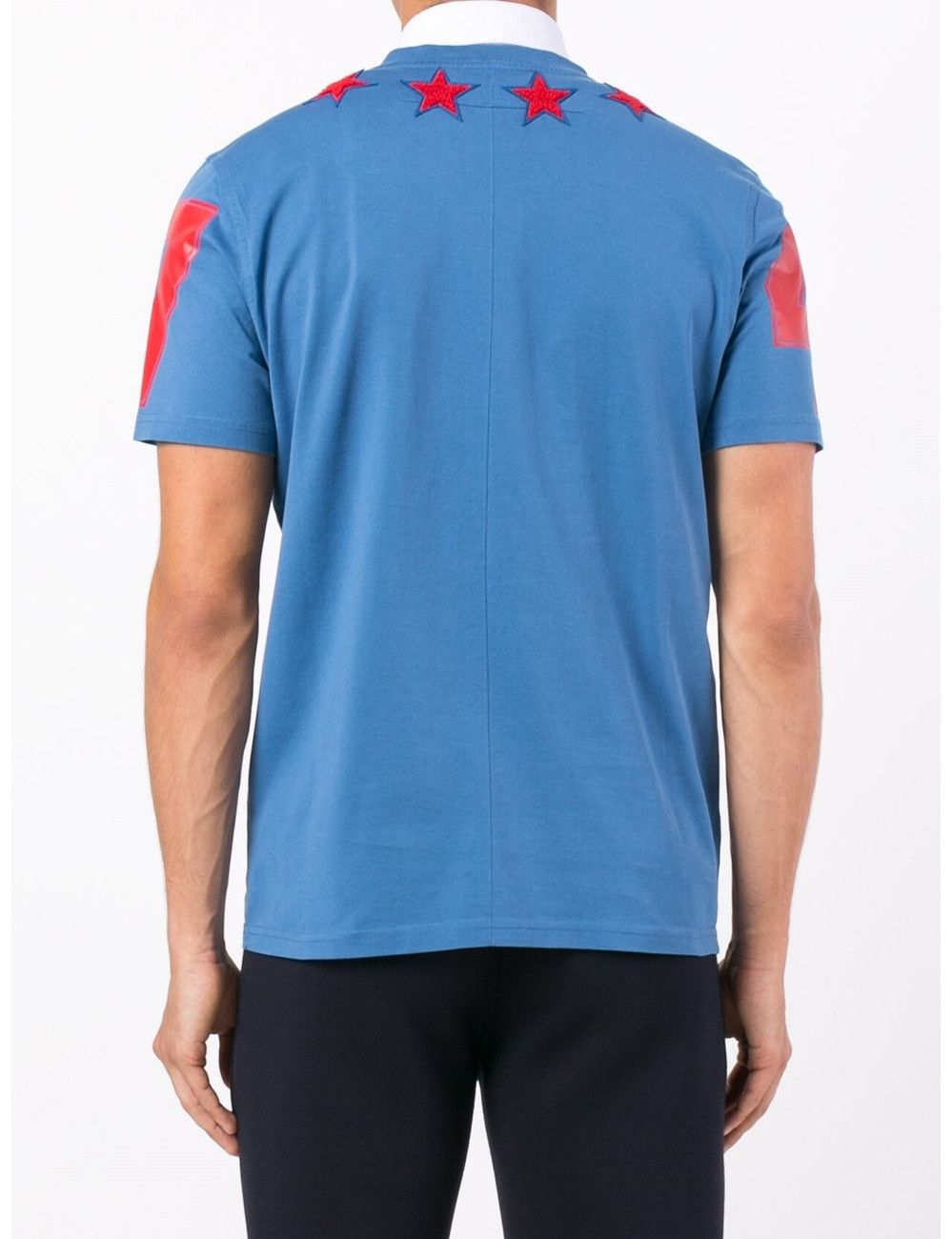 Givenchy Blue and Red Felt 5 Stars T-Shirt Size US S / EU 44-46 / 1 - 3 Thumbnail