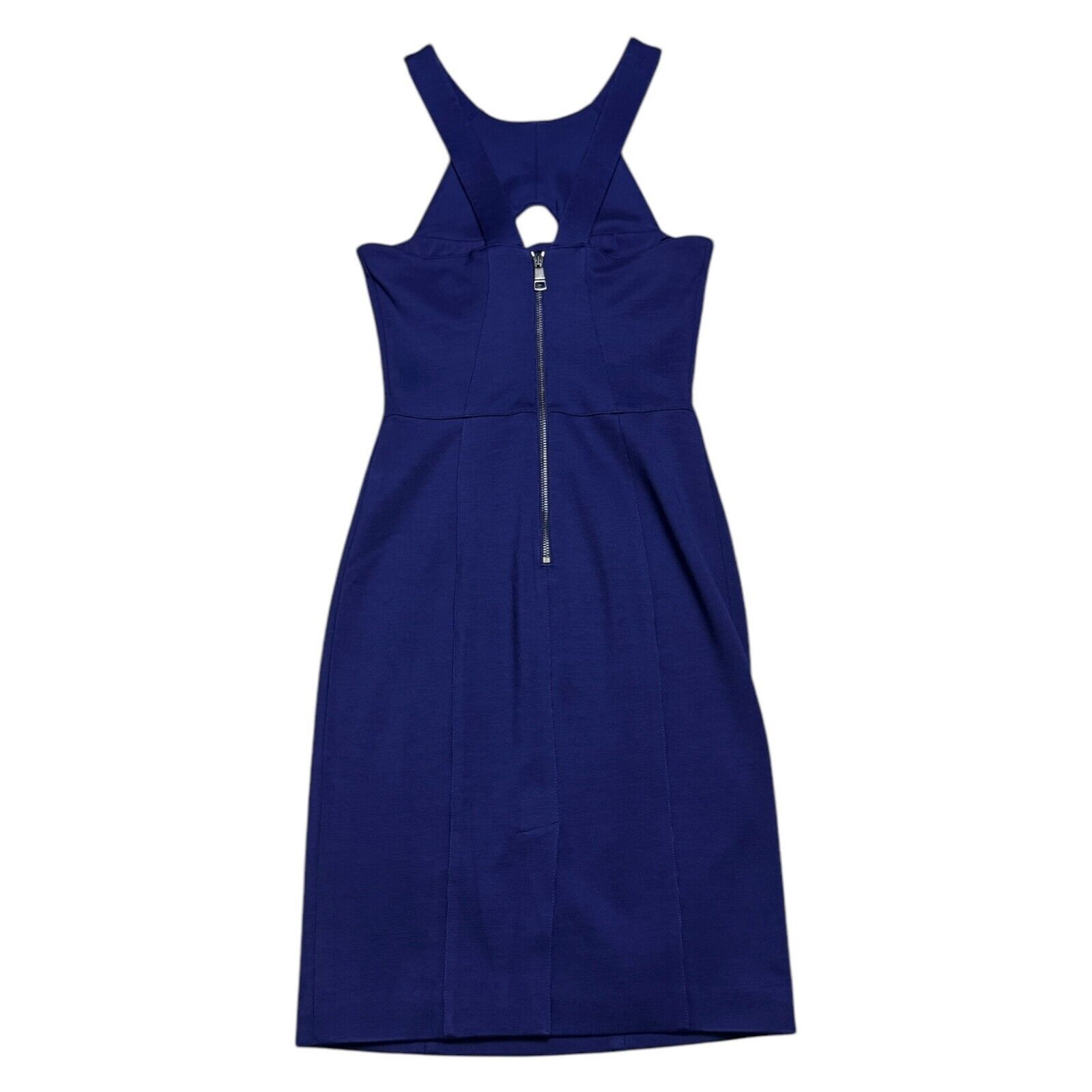Burberry STUNNING Burberry London Blue Sleeveless Business Dress Size S / US 4 / IT 40 - 3 Thumbnail