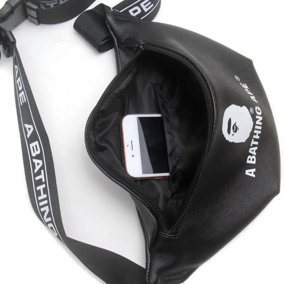 Bape 🇯🇵 Bape Shoulder Bag Cross Body Logo A Bathing Ape Size ONE SIZE - 6 Thumbnail