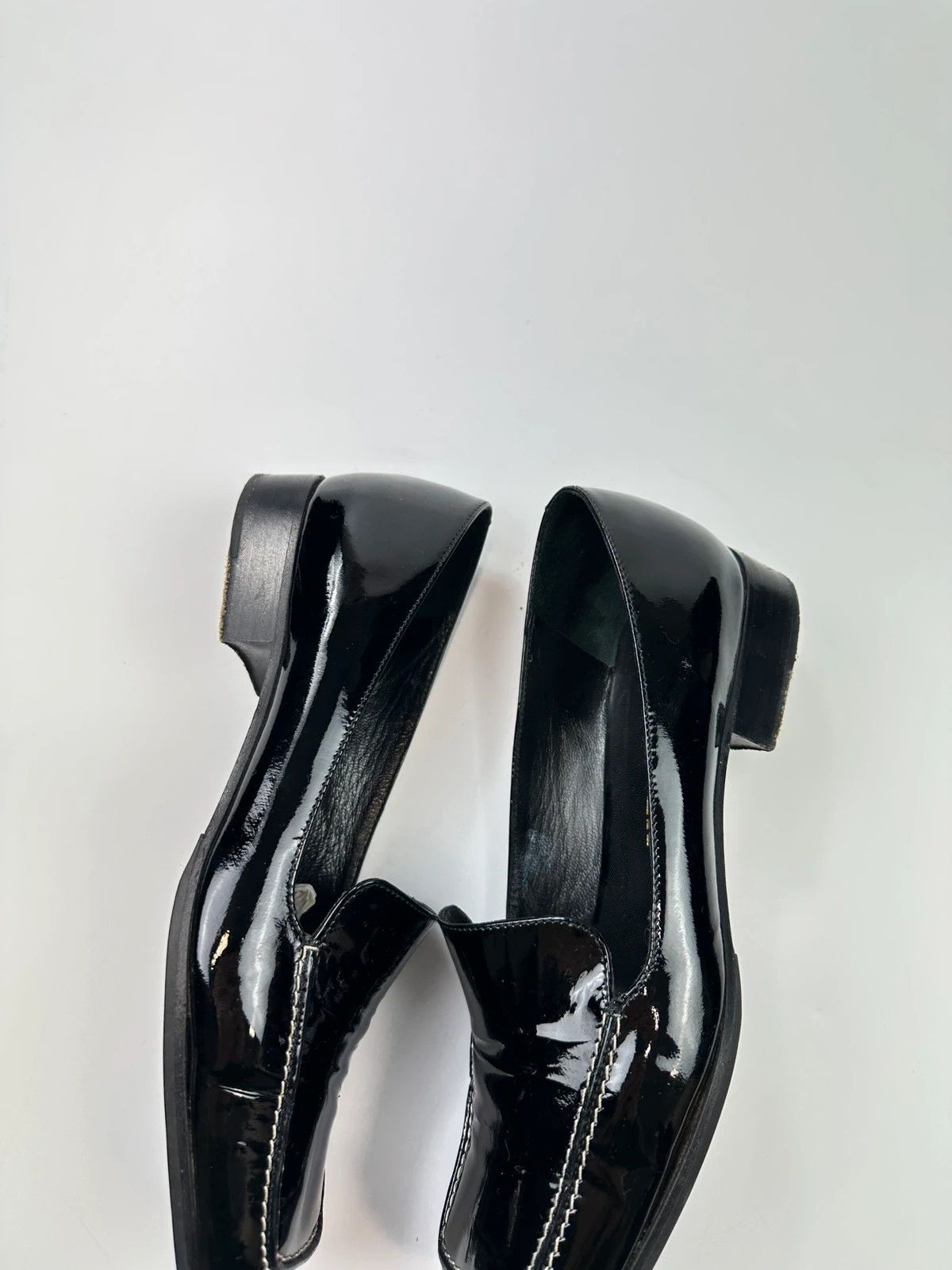 Jil Sander Jil Sander 00’s Black Shiny Patent Leather Loafer Size US 6 / IT 36 - 7 Thumbnail