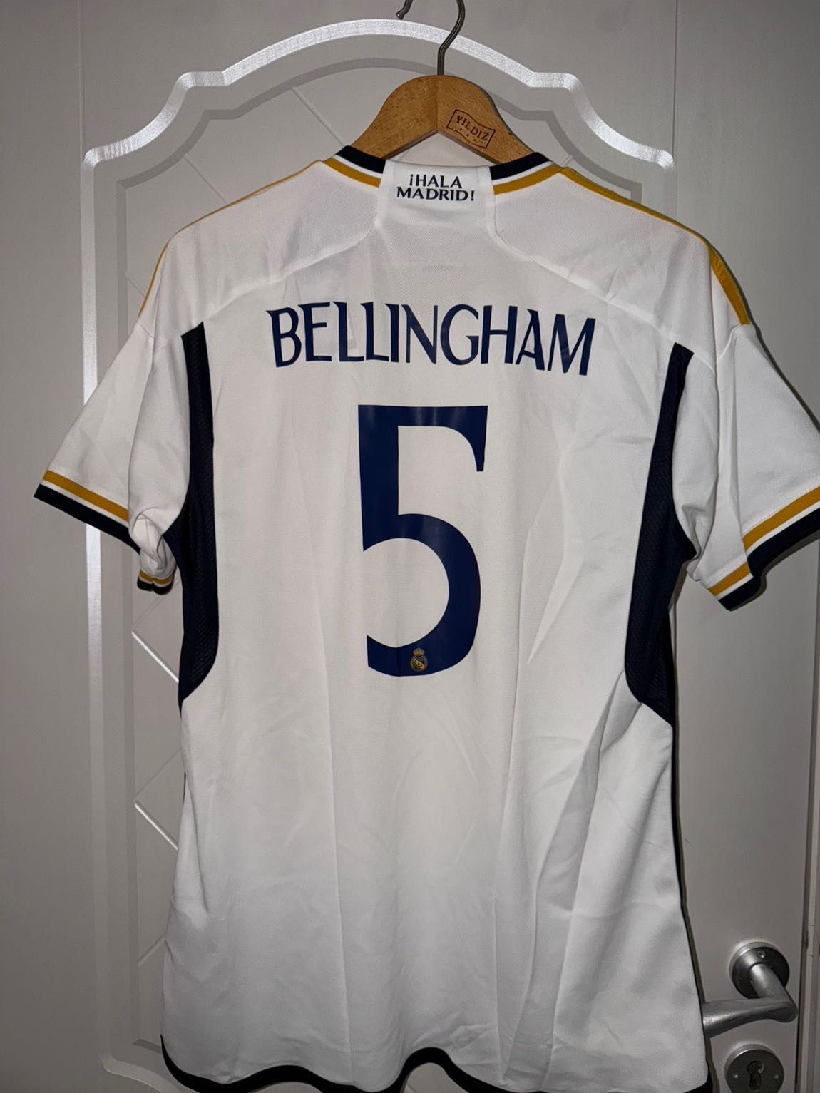 Adidas REAL MADRID 2023-24 HOME JERSEY - Bellingham #5 Size US L / EU 52-54 / 3 - 2 Thumbnail