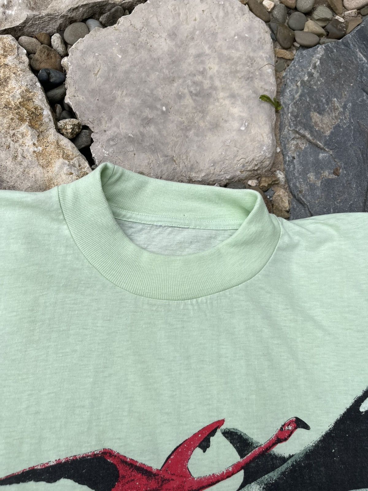 Vintage Vintage 80s Save the sea live animal single stitch t-shirt Size US M / EU 48-50 / 2 - 11 Thumbnail