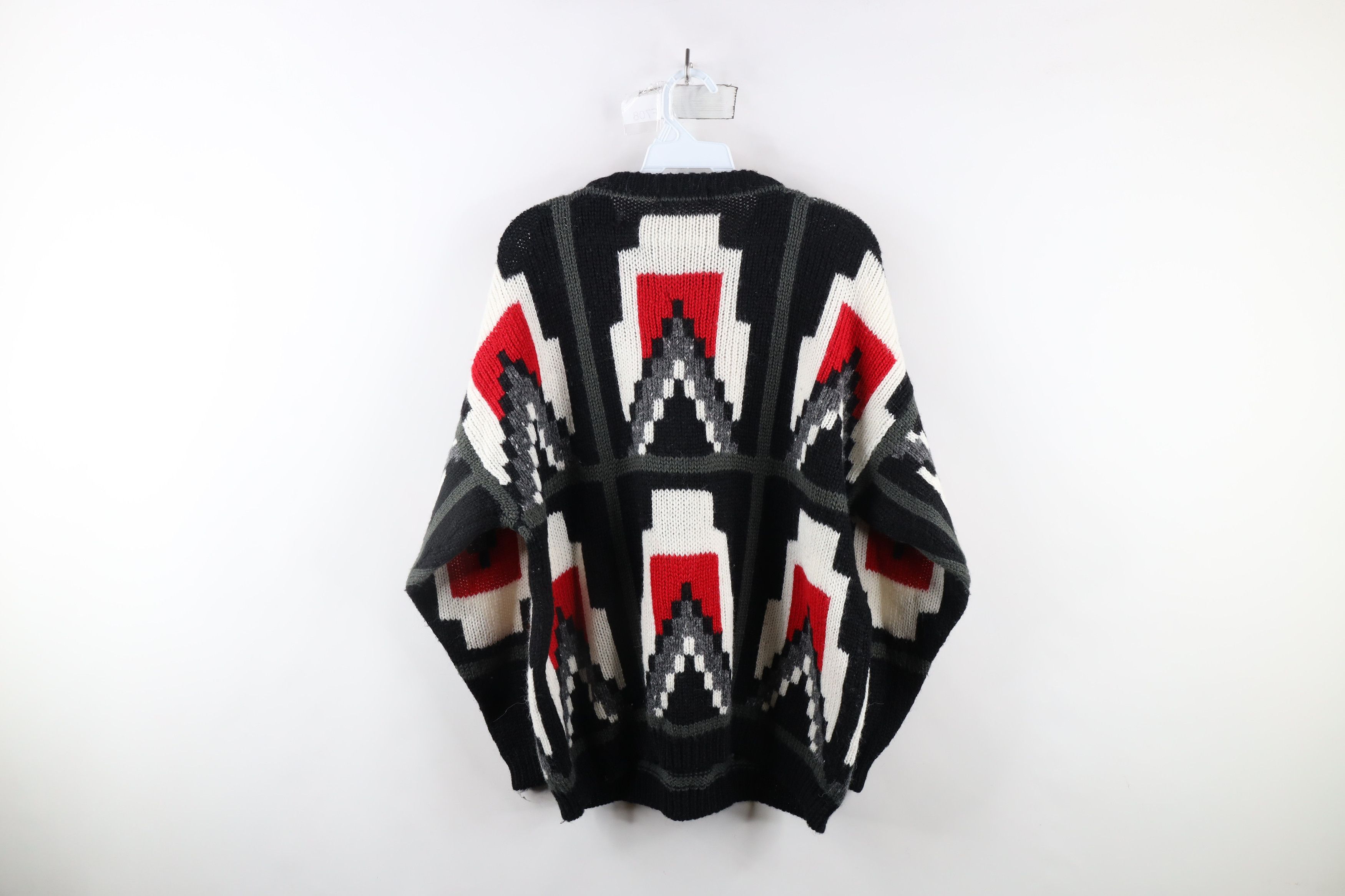 Esprit × Vintage Vintage 90s Esprit Blend Southwestern Fiesta Knit Sweater Size M / US 6-8 / IT 42-44 - 8 Thumbnail