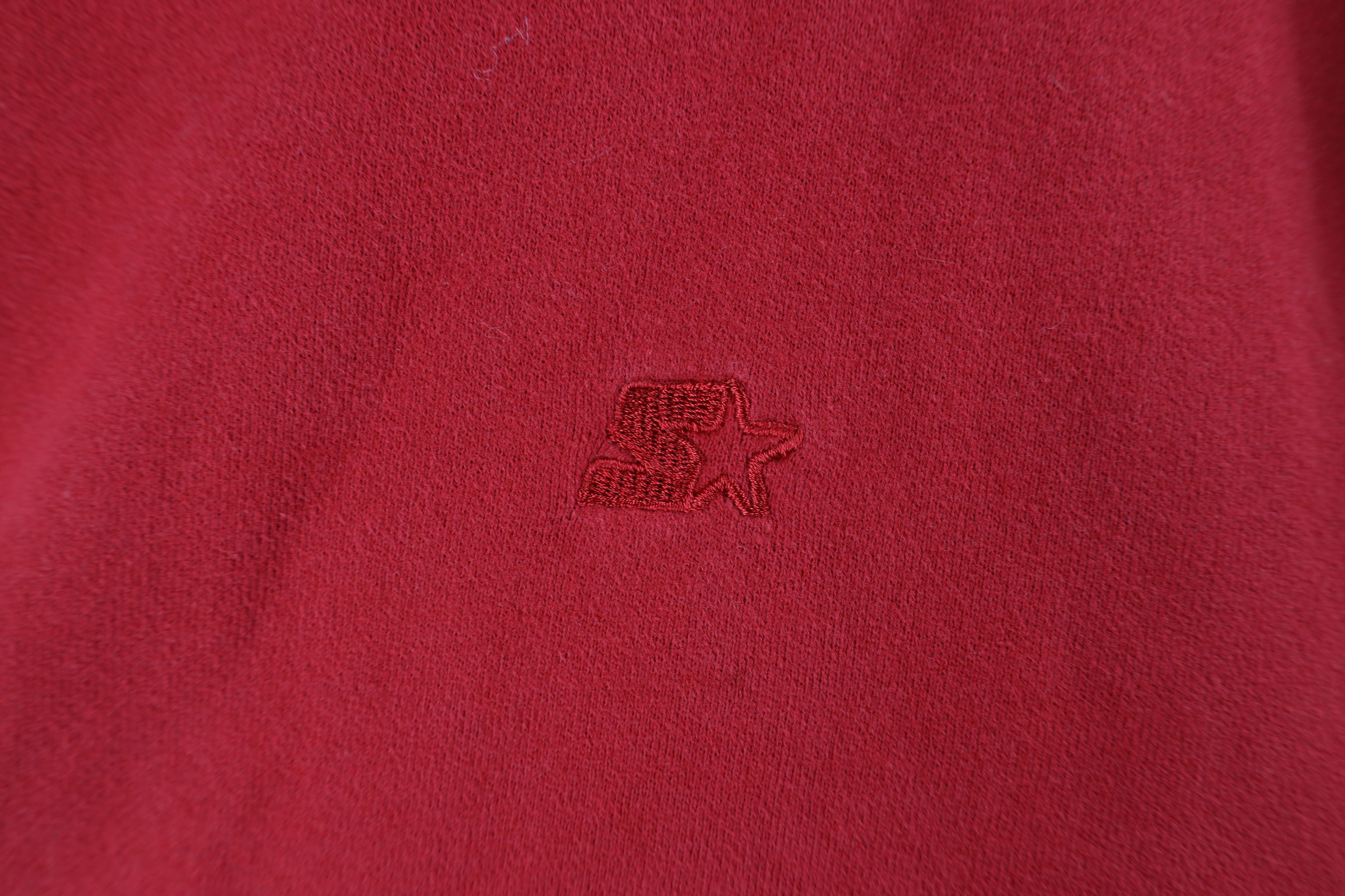 Starter × Vintage Vintage Starter Faded Blank Crewneck Sweatshirt Red Size US M / EU 48-50 / 2 - 4 Thumbnail