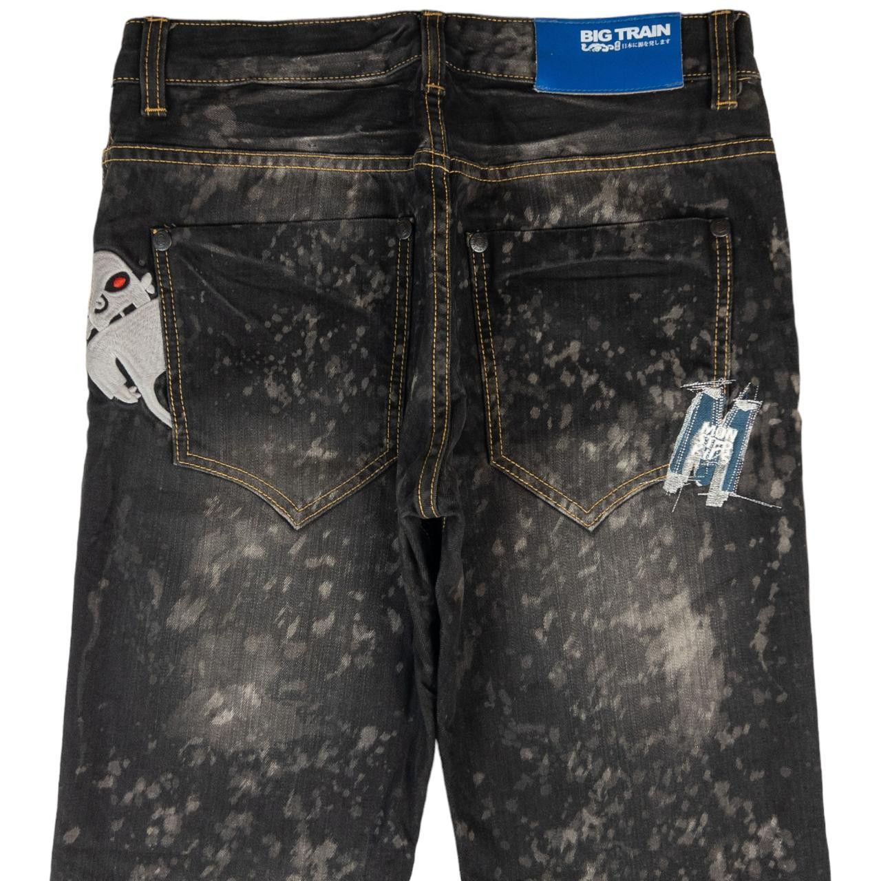 Vintage Big Train Embroidered Japanese Denim Jeans Size W32