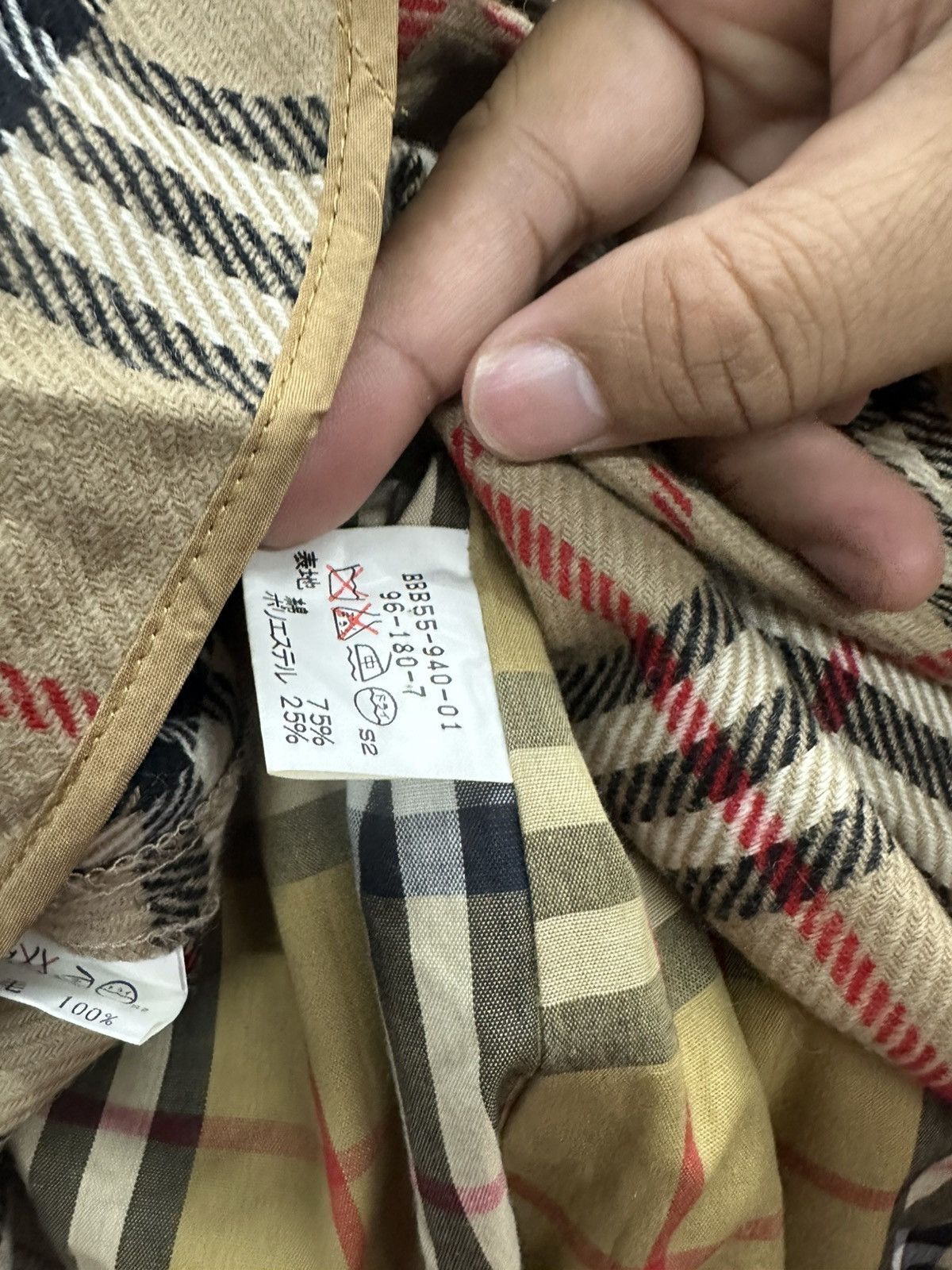 Burberry VTG Burberry’s Long Coat Nova Check Jacket Size US XL / EU 56 / 4 - 16 Thumbnail