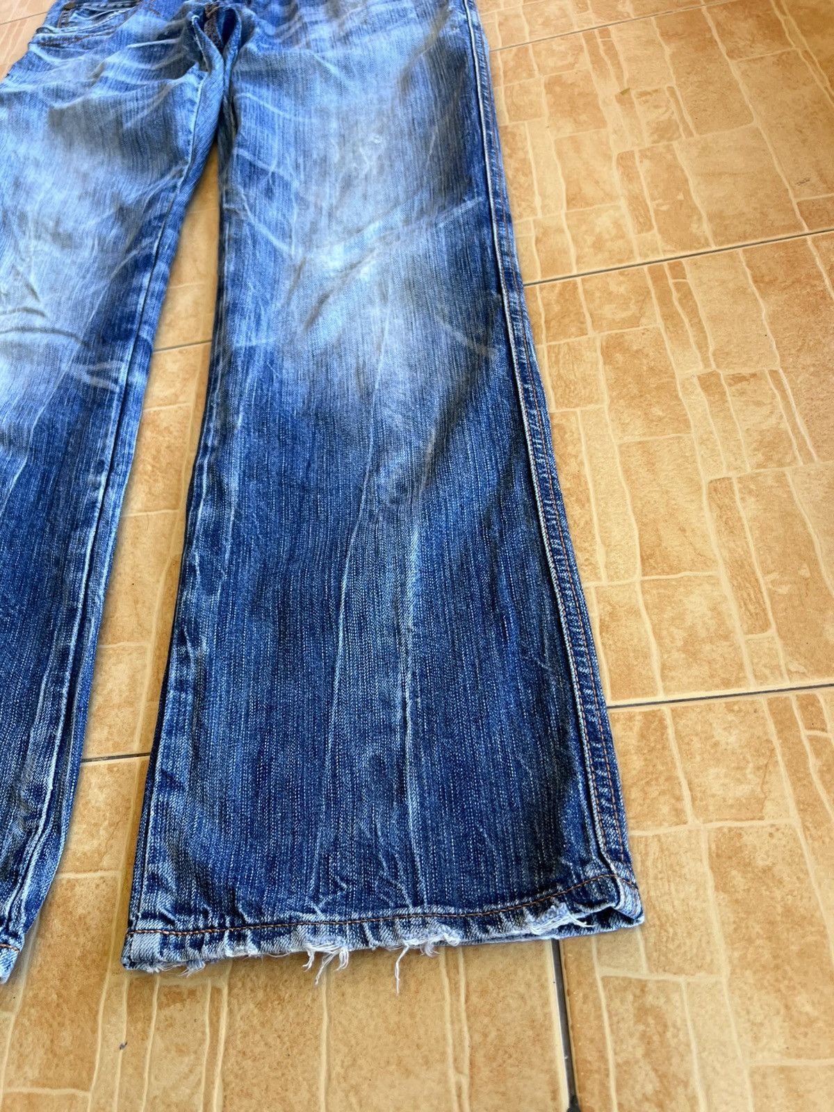 Edwin Vintage Edwin 503 Flare Mud Wash Jean Size US 31 - 12 Thumbnail