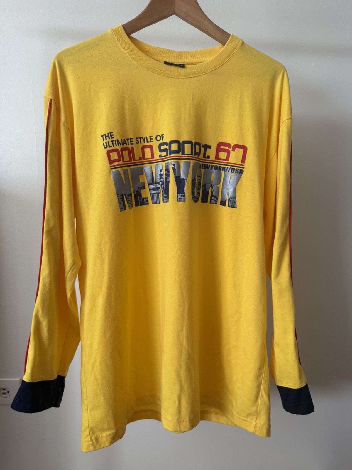 Polo Ralph Lauren Vintage Polo Sport Long Sleeve T-Shirt Size US L / EU 52-54 / 3 - 2 Thumbnail