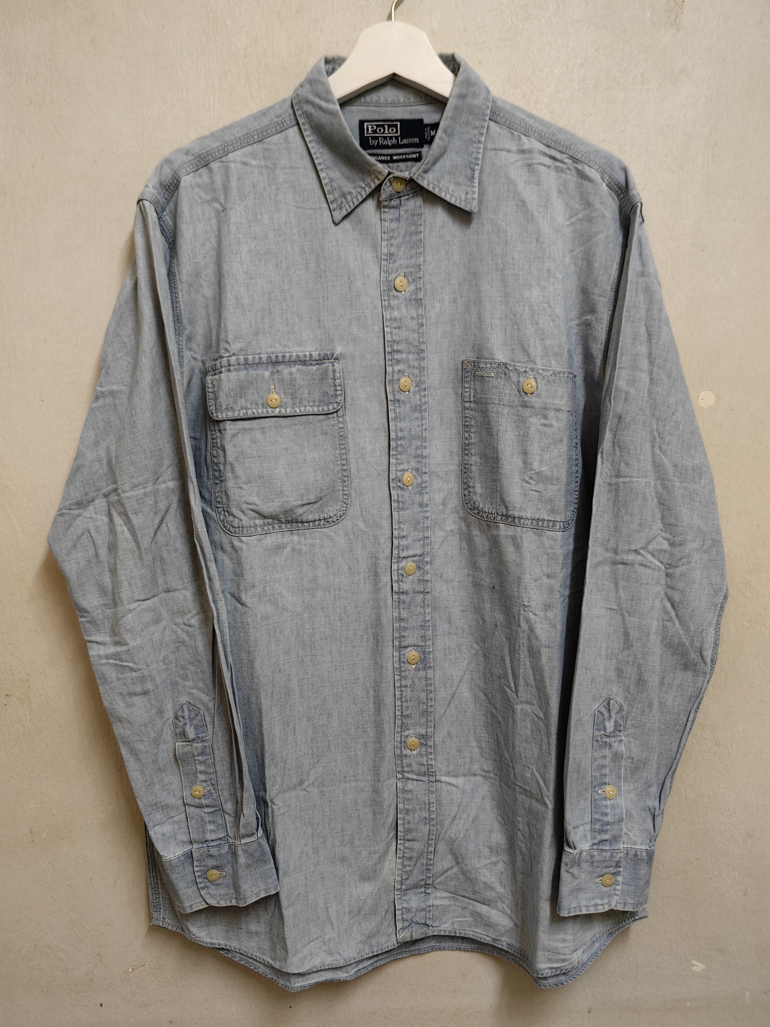 Polo Ralph Lauren × Vintage Polo by Ralph Lauren Dungaree Workshirt Size US XL / EU 56 / 4 - 6 Thumbnail