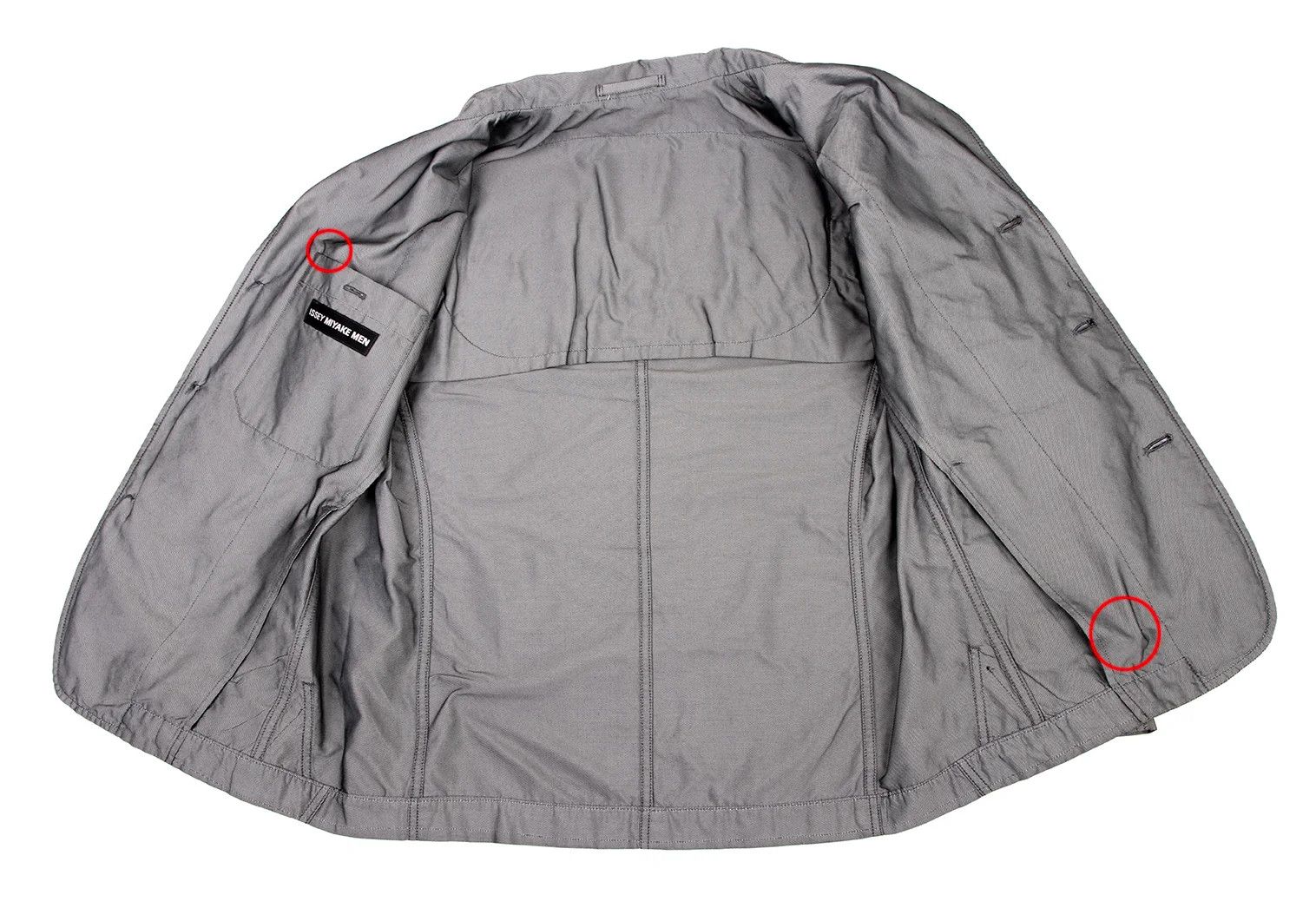 Issey Miyake Poly Bias Cut Jacket in Gray 2 Size US M / EU 48-50 / 2 - 11 Thumbnail