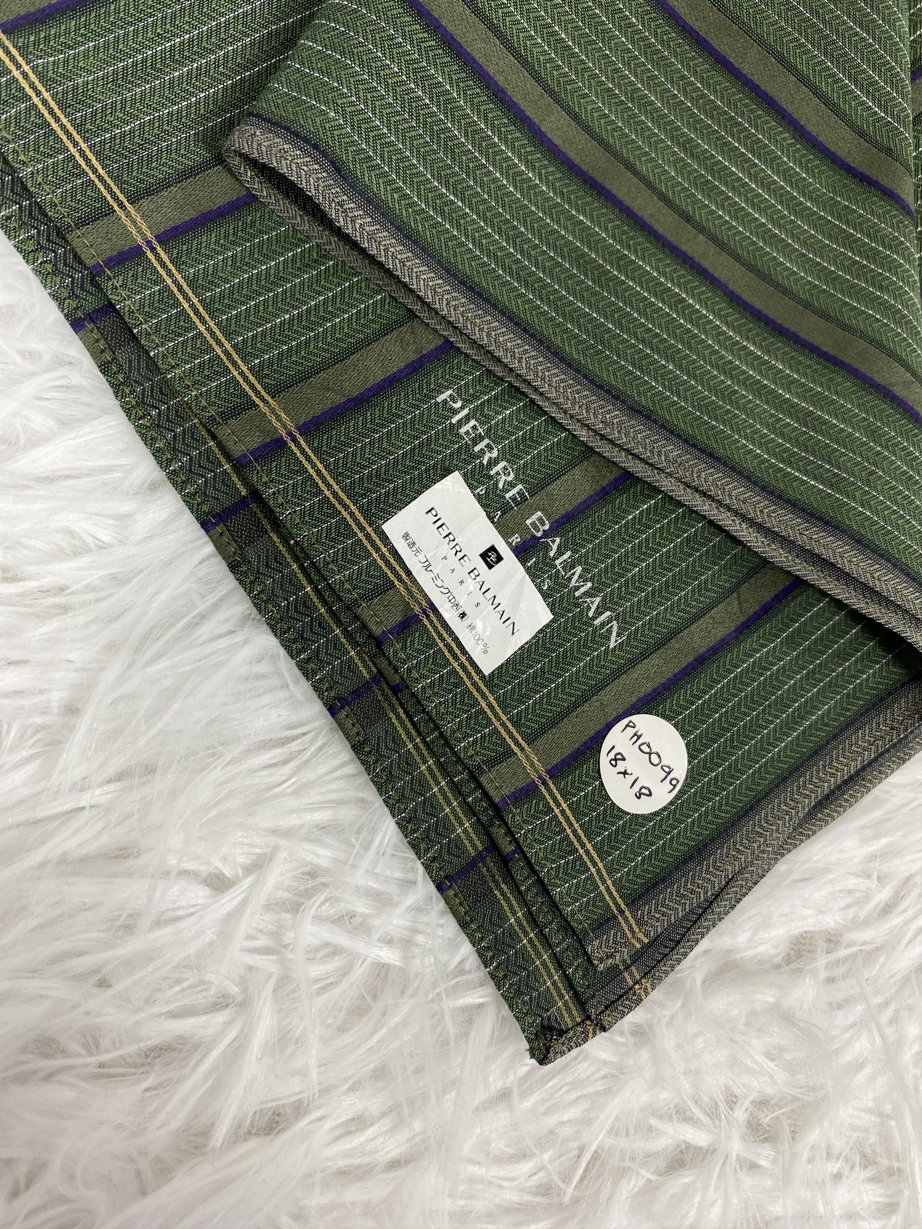 Pierre Balmain Vintage Pierre Balmain Handkerchief PH0099 Size ONE SIZE - 2 Thumbnail