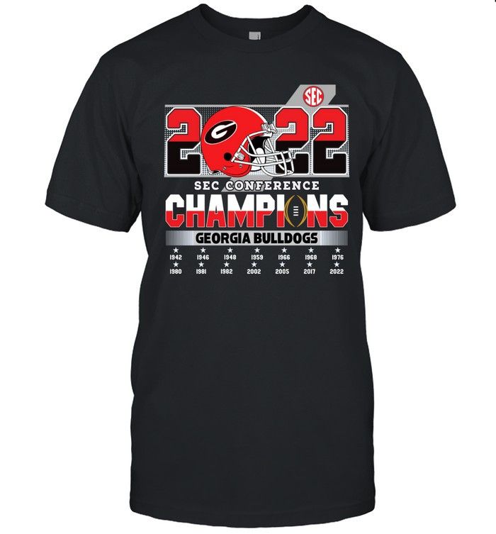 Designer Georgia Bulldogs Champions-Unisex T-Shirt Size M / US 6-8 / IT 42-44 - 1 Thumbnail