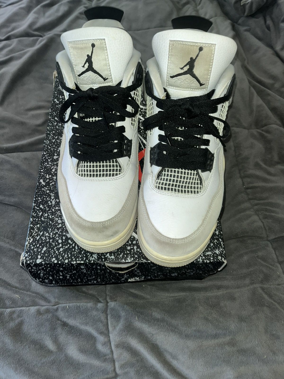 Jordan Brand × Nike JORDAN 4 MILITARY BLACK Size US 11 / EU 44 - 1 Thumbnail