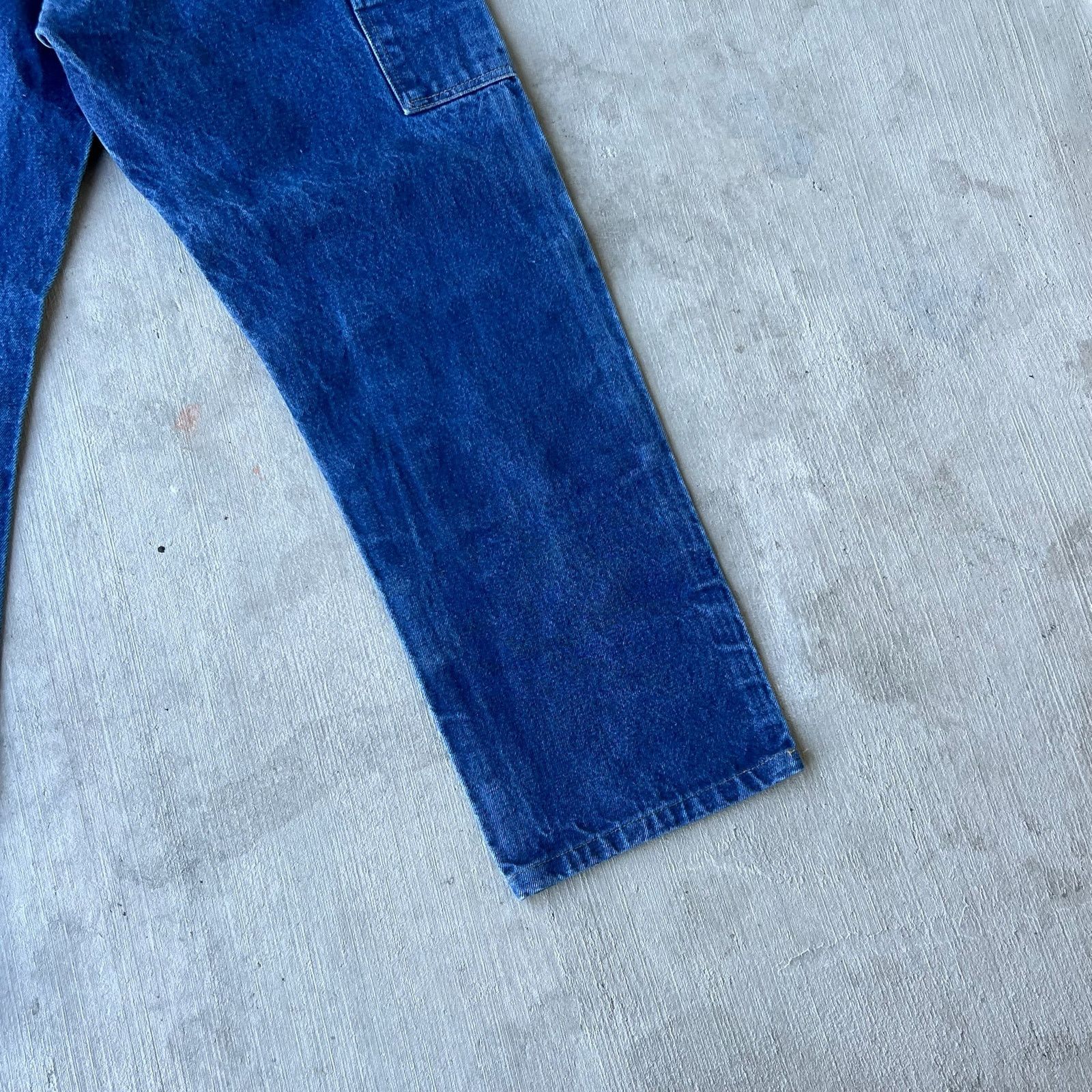 Carhartt × Vintage Carhartt denim blue jeans double knee work carpenter pants Size US 33 - 8 Thumbnail