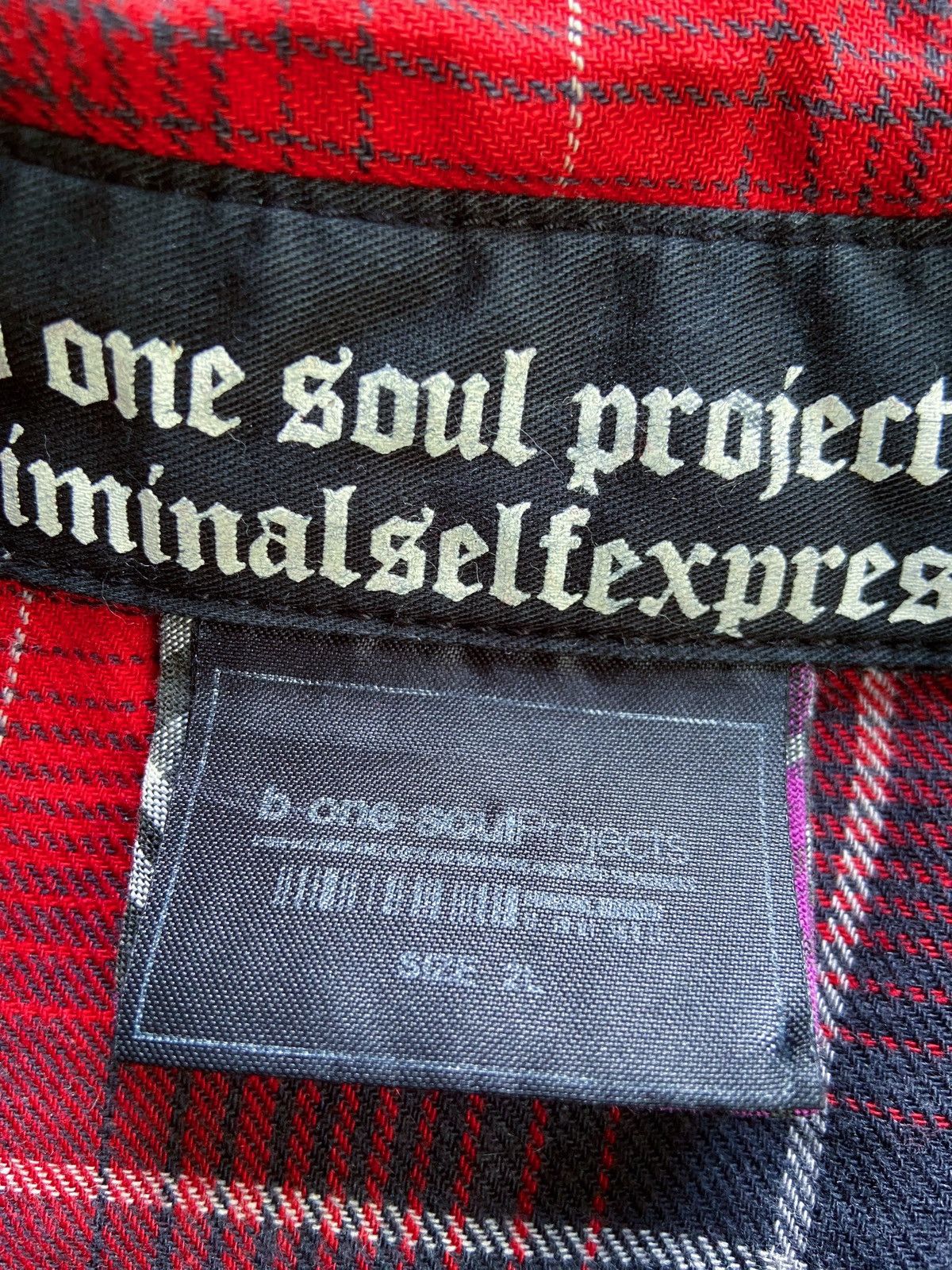 Japanese Brand B ONE SOUL PROJECTS SUBLIMINAL SELF EXPRESSION SHIRT Size US XL / EU 56 / 4 - 11 Thumbnail