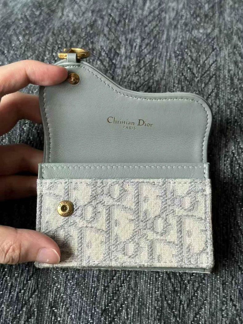 Dior Dior Card Holder in Gray Color-2506 Size ONE SIZE - 5 Thumbnail
