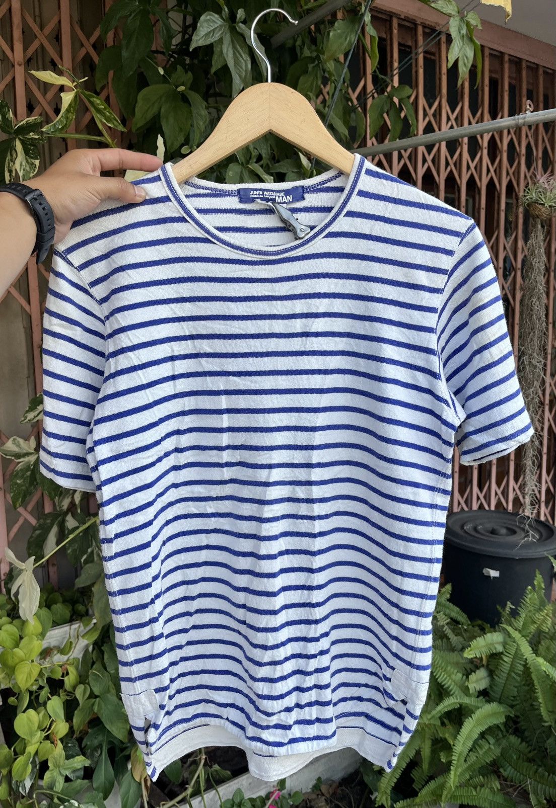 Junya Watanabe Comme des Garcons Striped tshirt