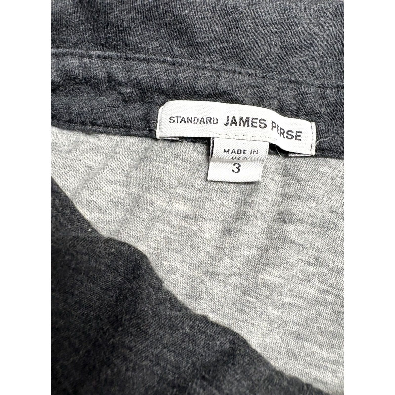 James Perse James Perse Shirt Mens L Gray Polo Supima Contrast Collar USA Polo Shirt Size US L / EU 52-54 / 3 - 3 Thumbnail