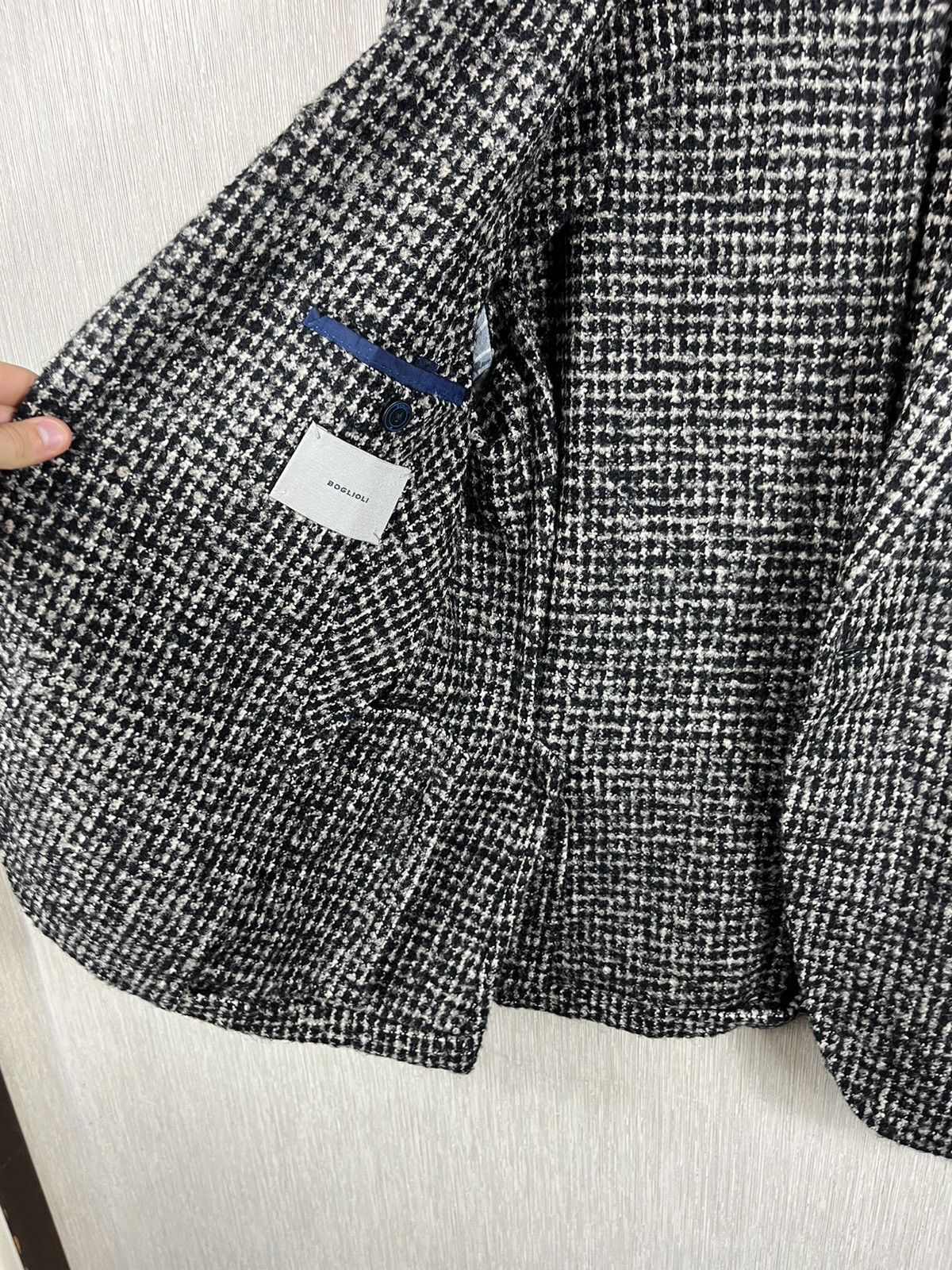 Boglioli Boglioli wool mohair alpaca blazer patterned plaid jacket Size 50R - 16 Thumbnail