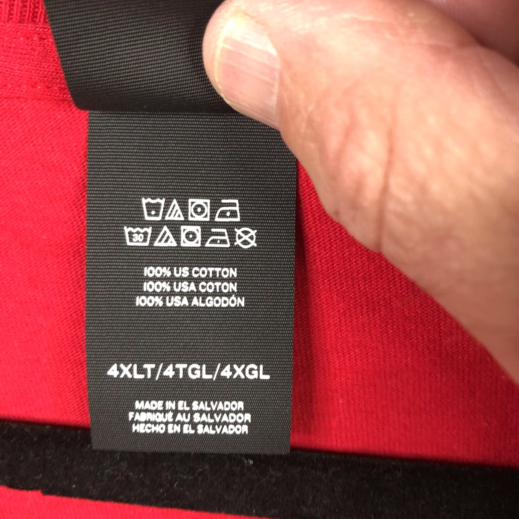 Hanes VINTAGE Hanes Shirt Mens 4XLT Red Beefy-T Tall Tee Solid Oversized Cotton Crewneck Size US XXL / EU 58 / 5 - 6 Thumbnail